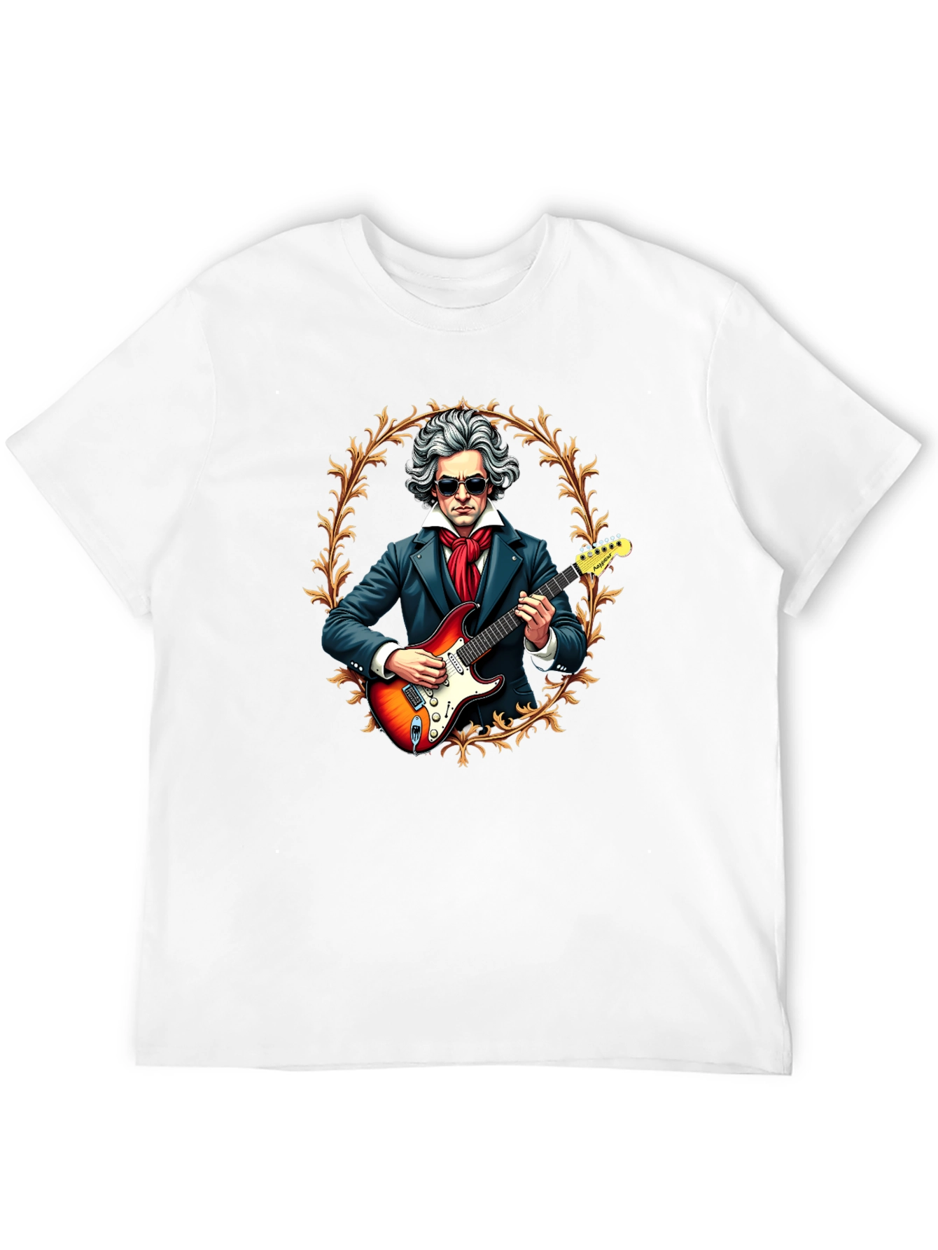 Cool Beethoven Electric Guitar T-Shirt
