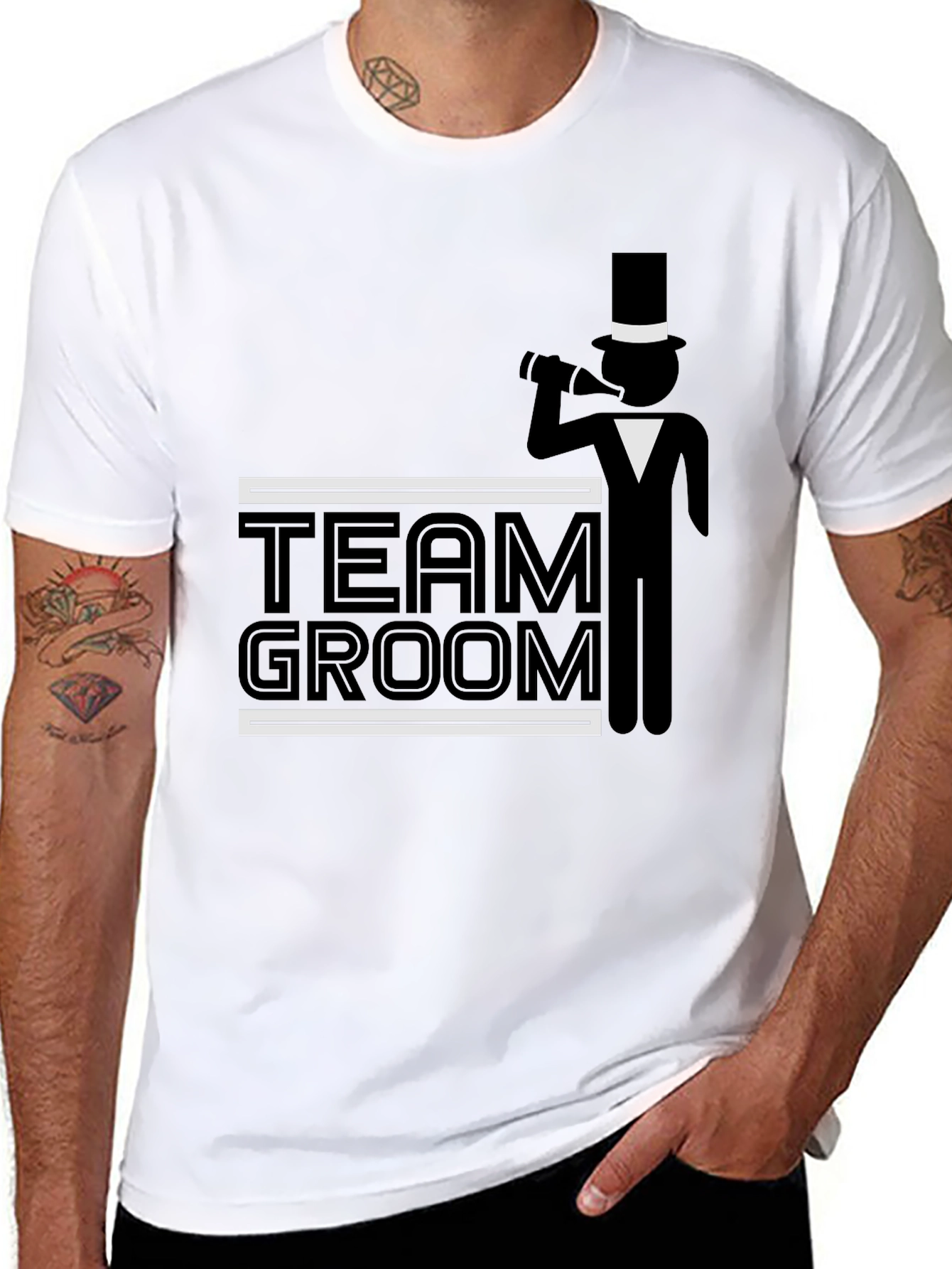Team Groom T-Shirt - Party Celebration