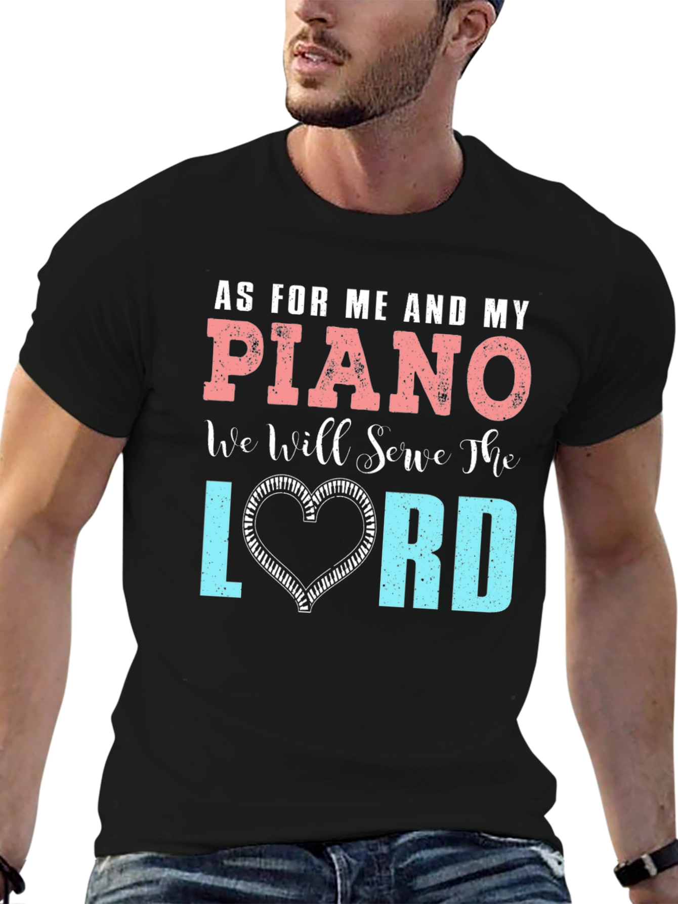 Piano Lord T-Shirt: Serve the Lord