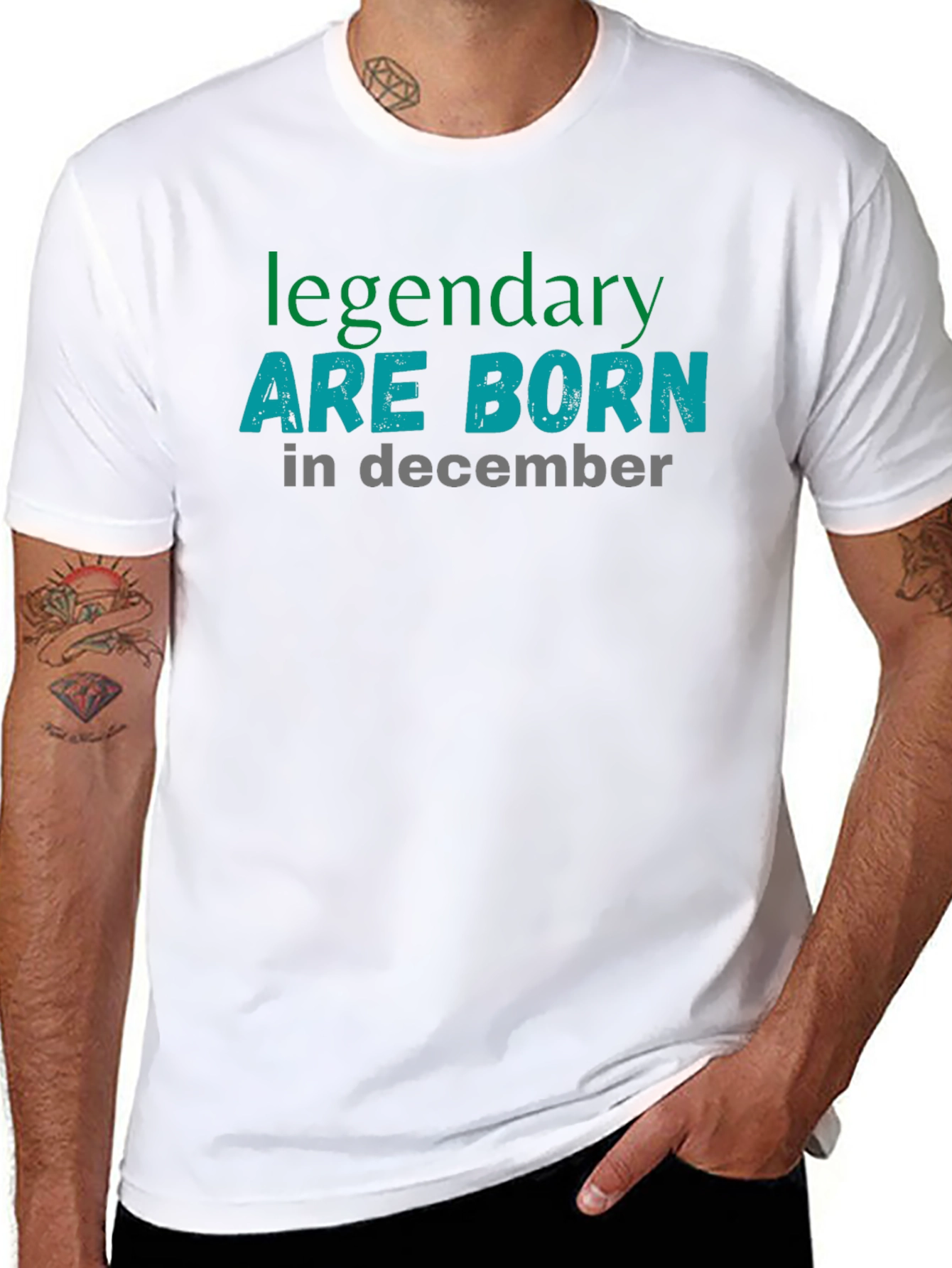Legendary December Birthday Black T-Shirt