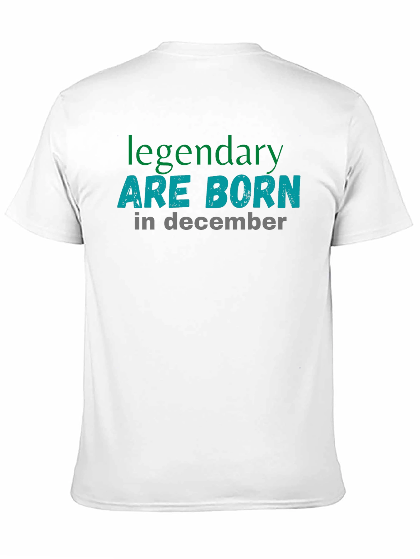 Legendary December Birthday Black T-Shirt