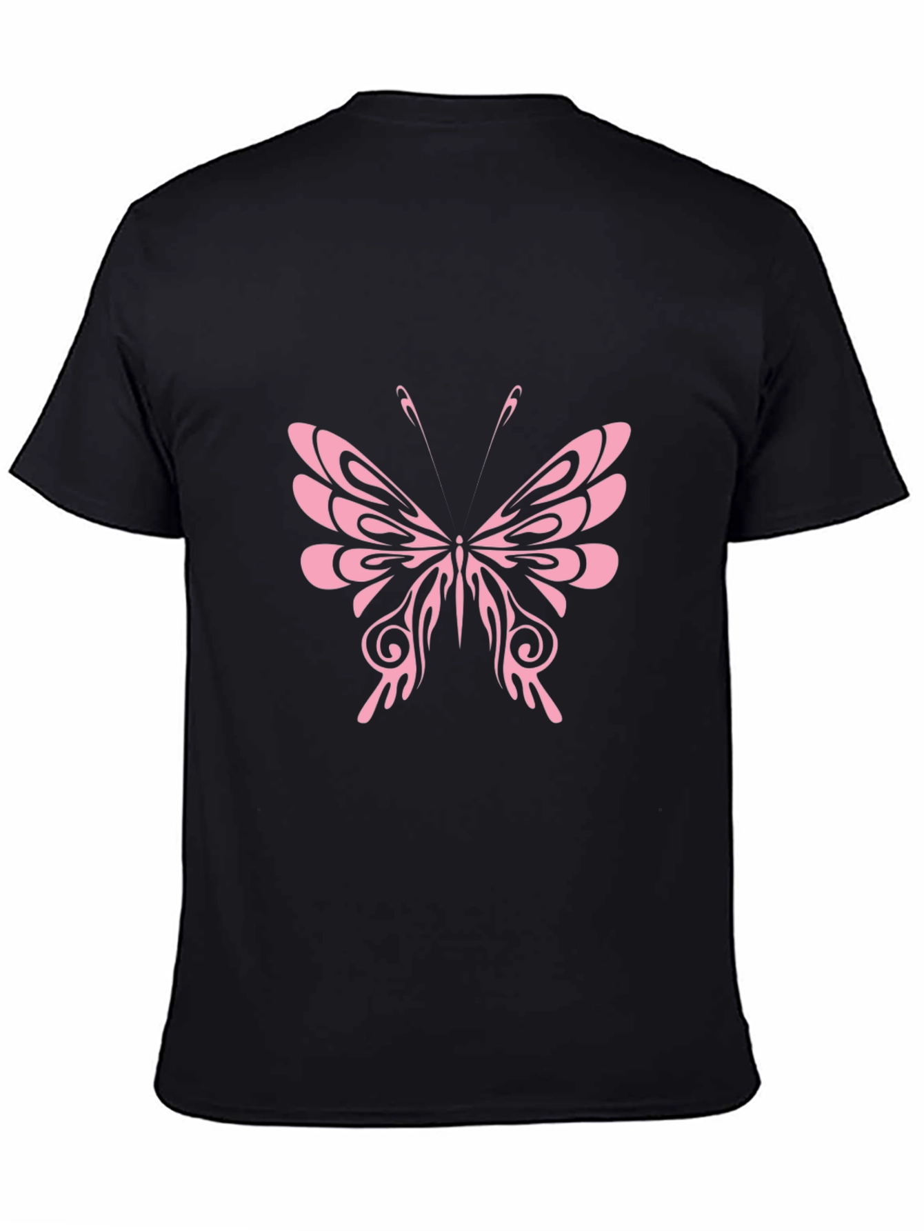 Butterfly Graphic Black T-Shirt