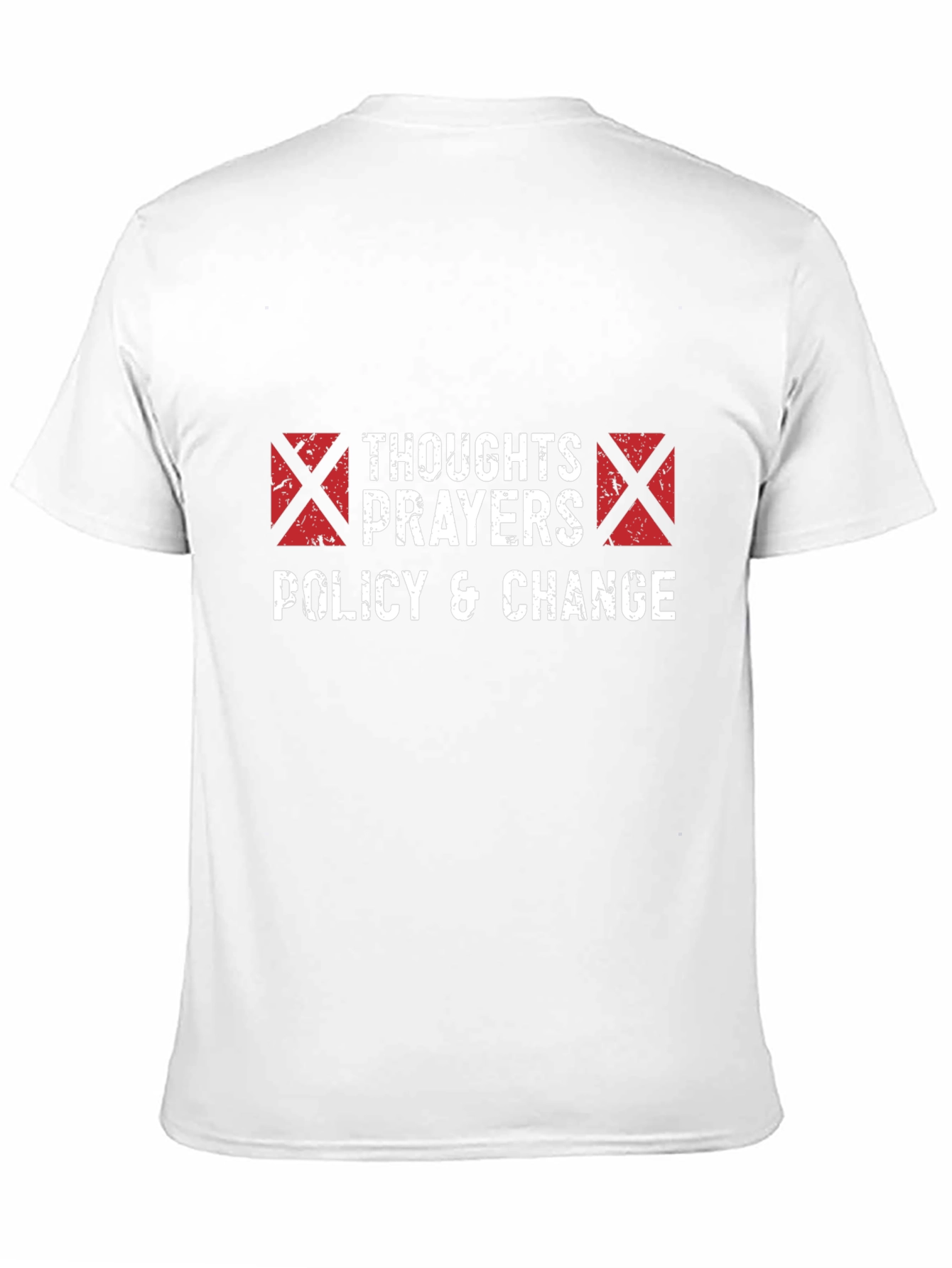 Thoughts Prayers Policy & Change T-Shirt