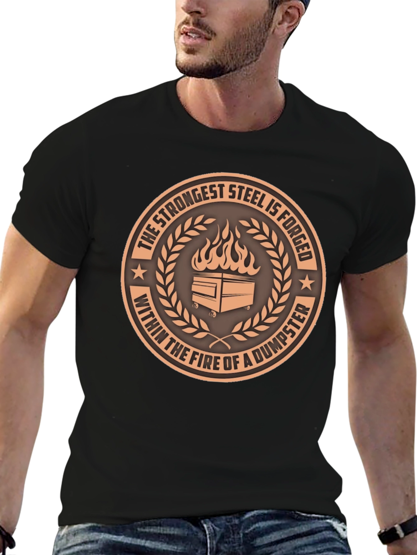 Strongest Steel Dumpster Fire T-Shirt