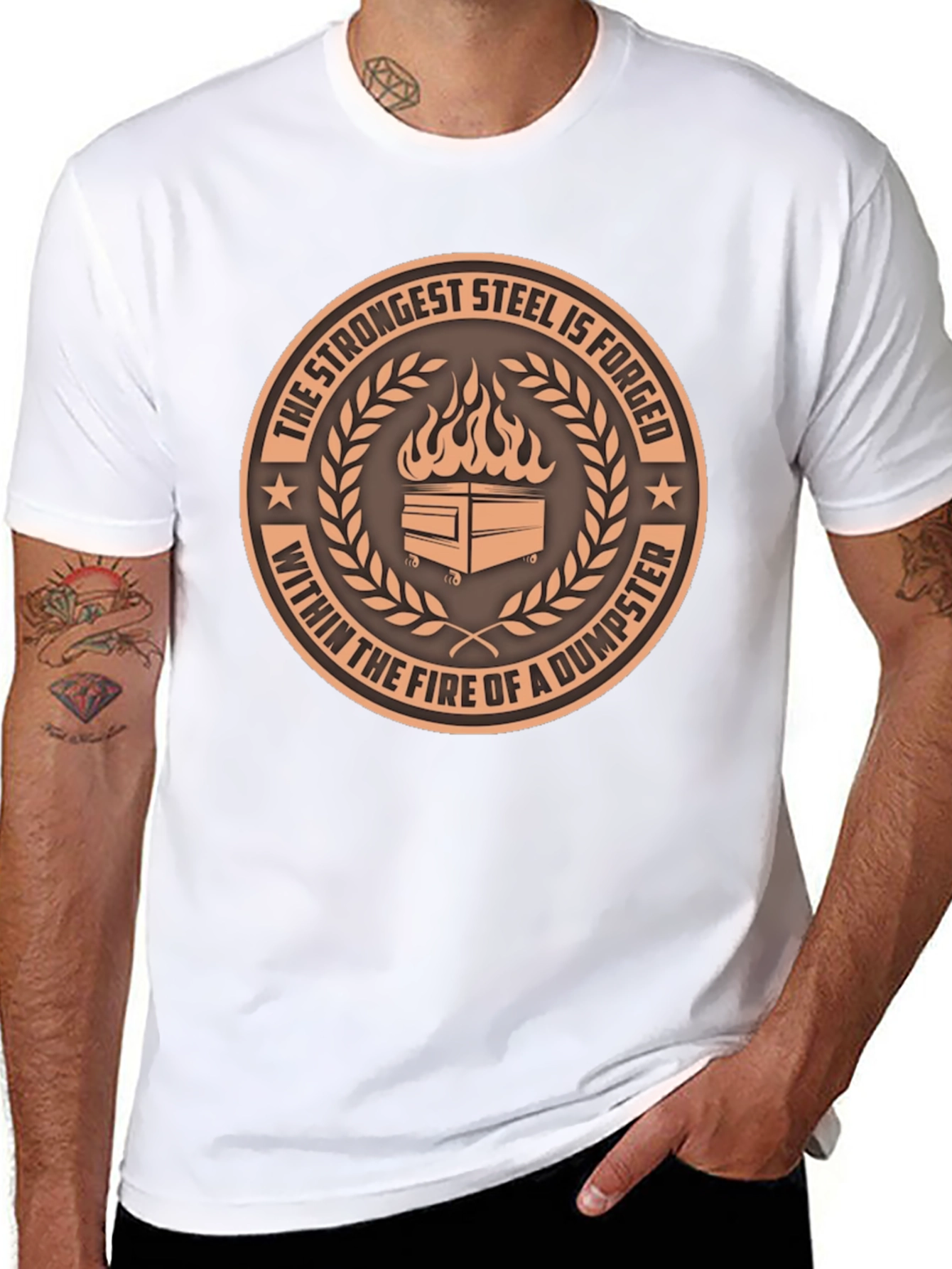 Strongest Steel Dumpster Fire T-Shirt