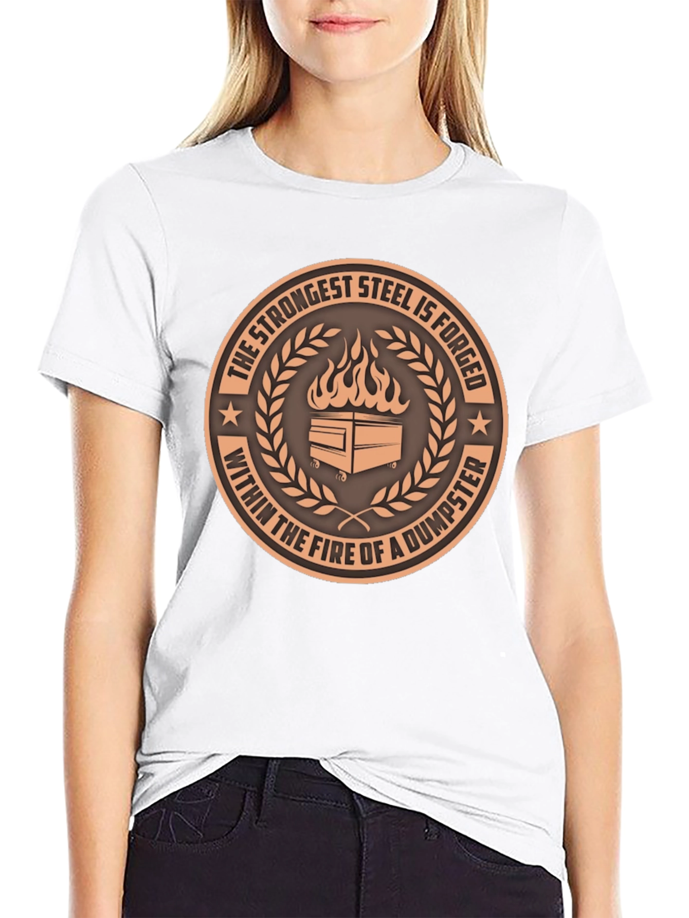 Strongest Steel Dumpster Fire T-Shirt
