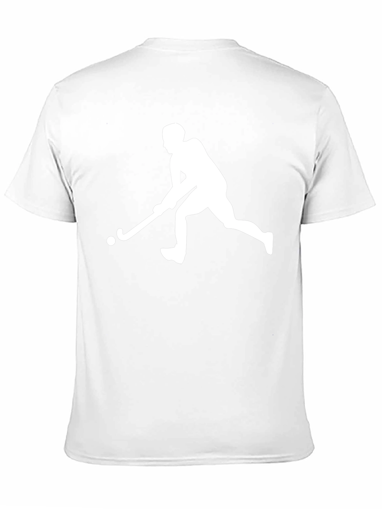 Hockey Player Graphic Tee - Black