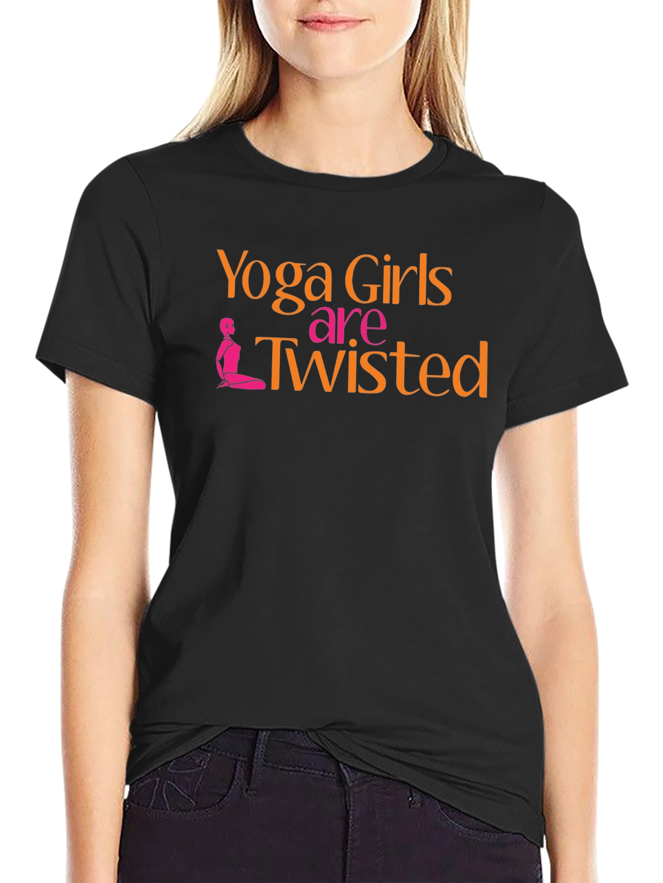 Yoga Girls are Twisted Graphic T-Shirt