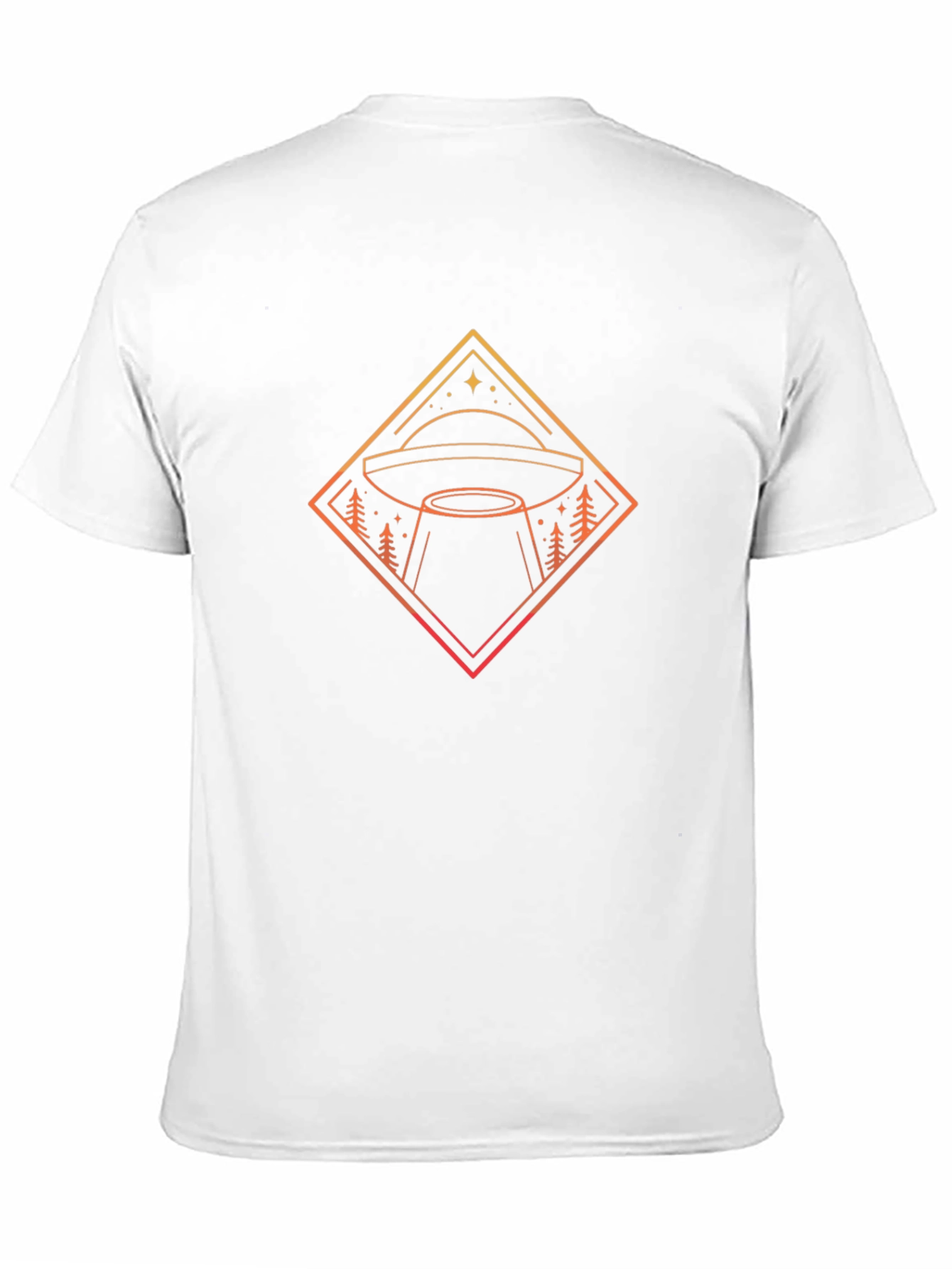 UFO Graphic Tee - Retro Alien Abduction Design