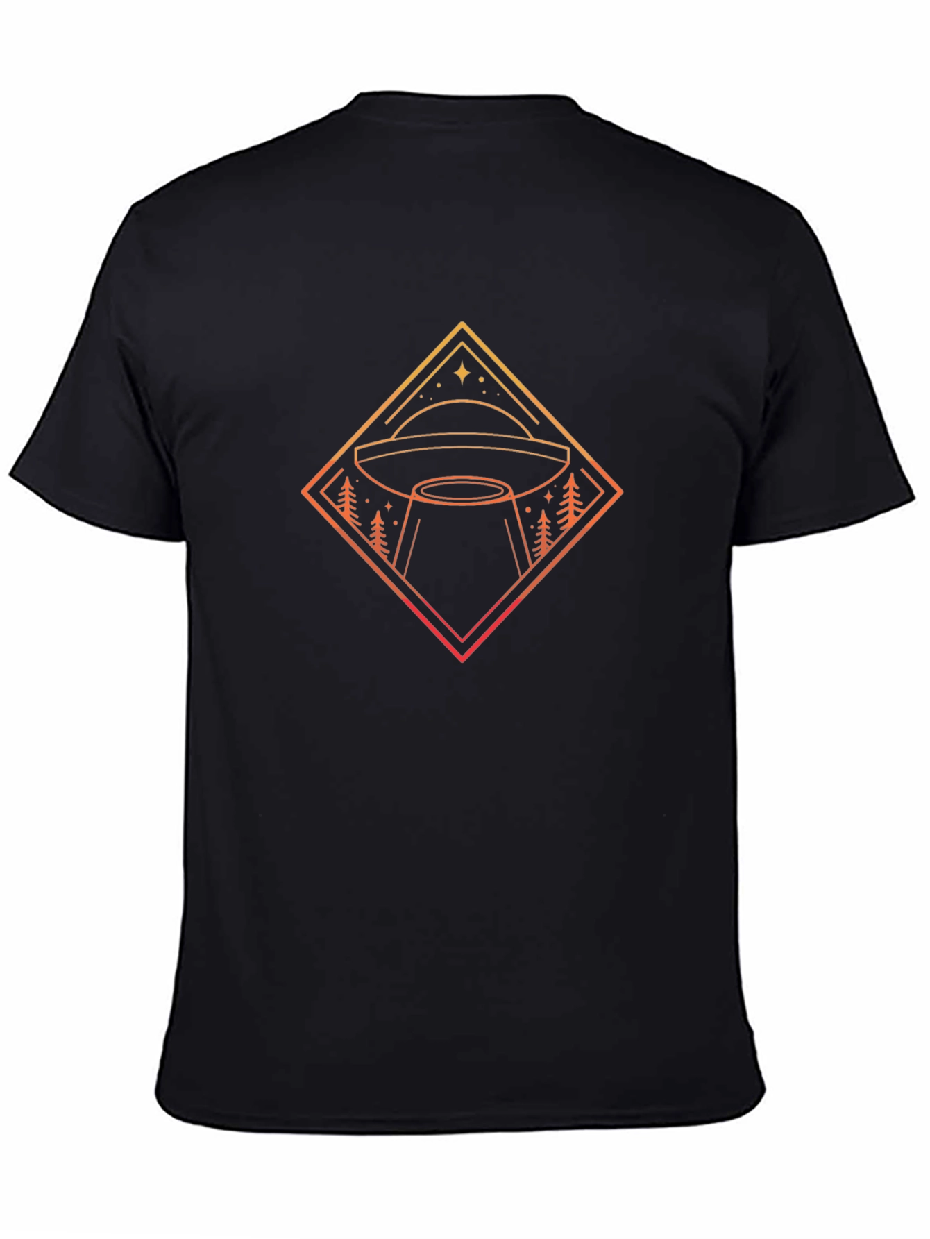 UFO Graphic Tee - Retro Alien Abduction Design
