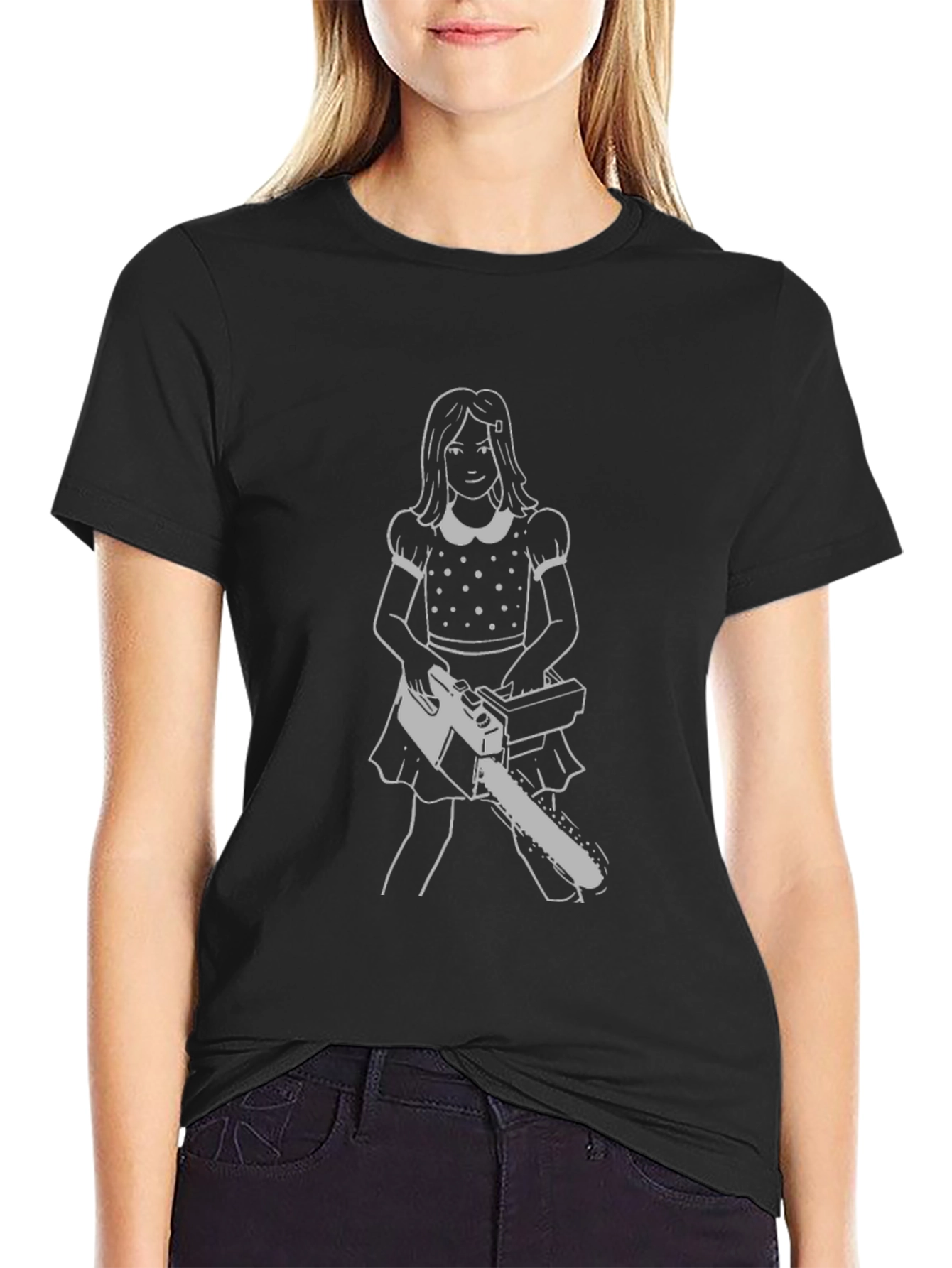 Chainsaw Girl Black T-Shirt
