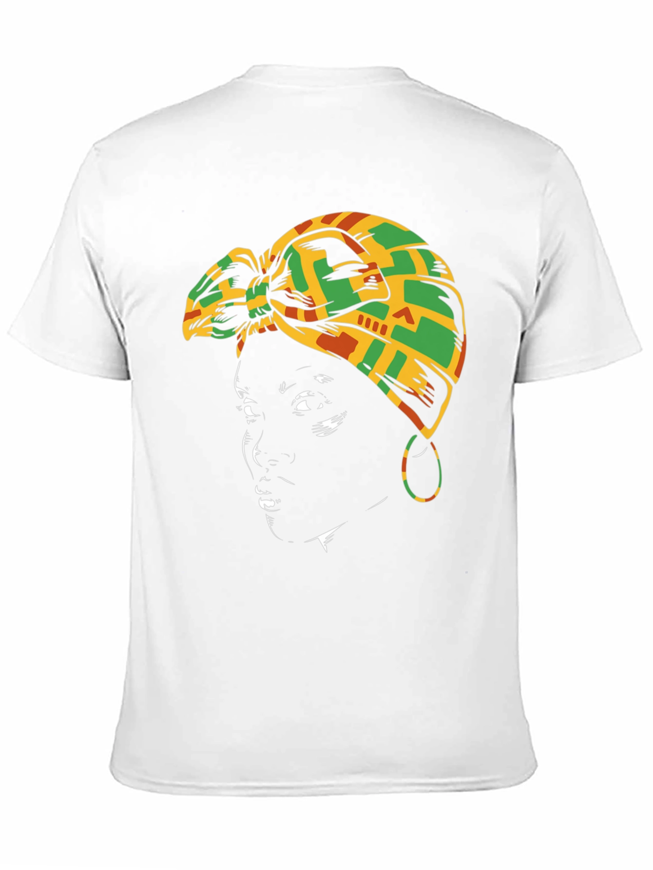Black Woman Head Wrap T-Shirt