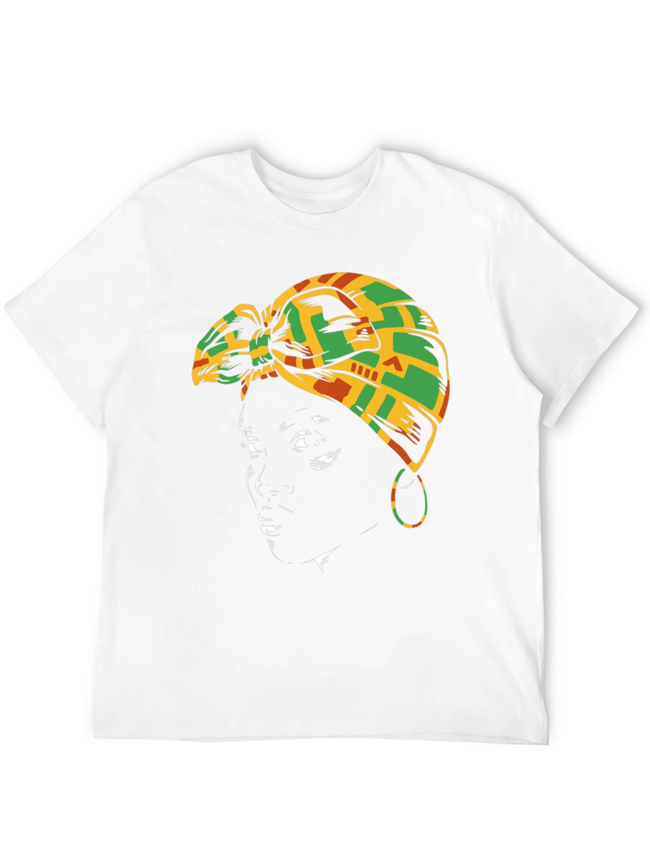 Black Woman Head Wrap T-Shirt