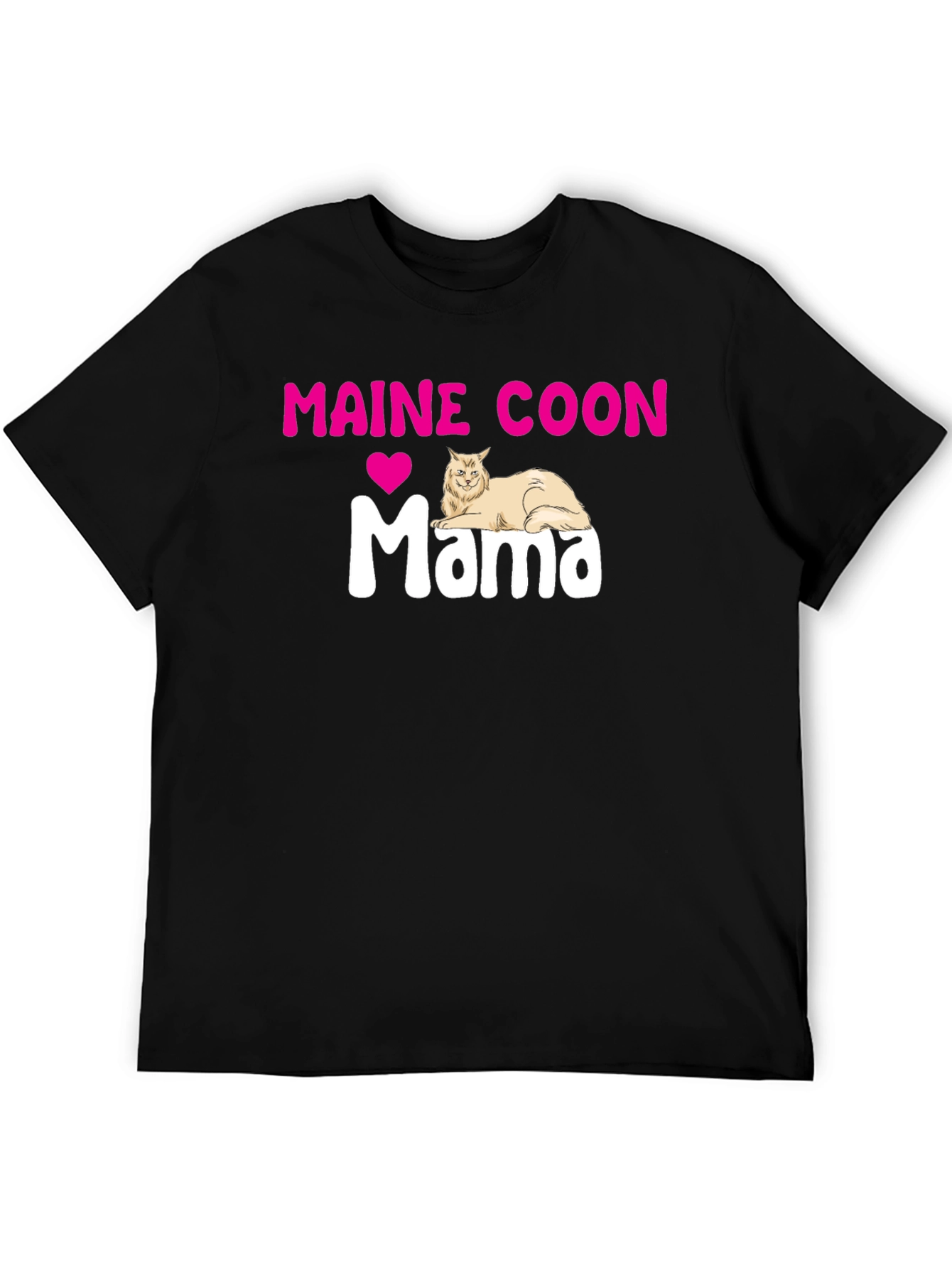 Maine Coon Mama T-Shirt - Cat Lover Tee