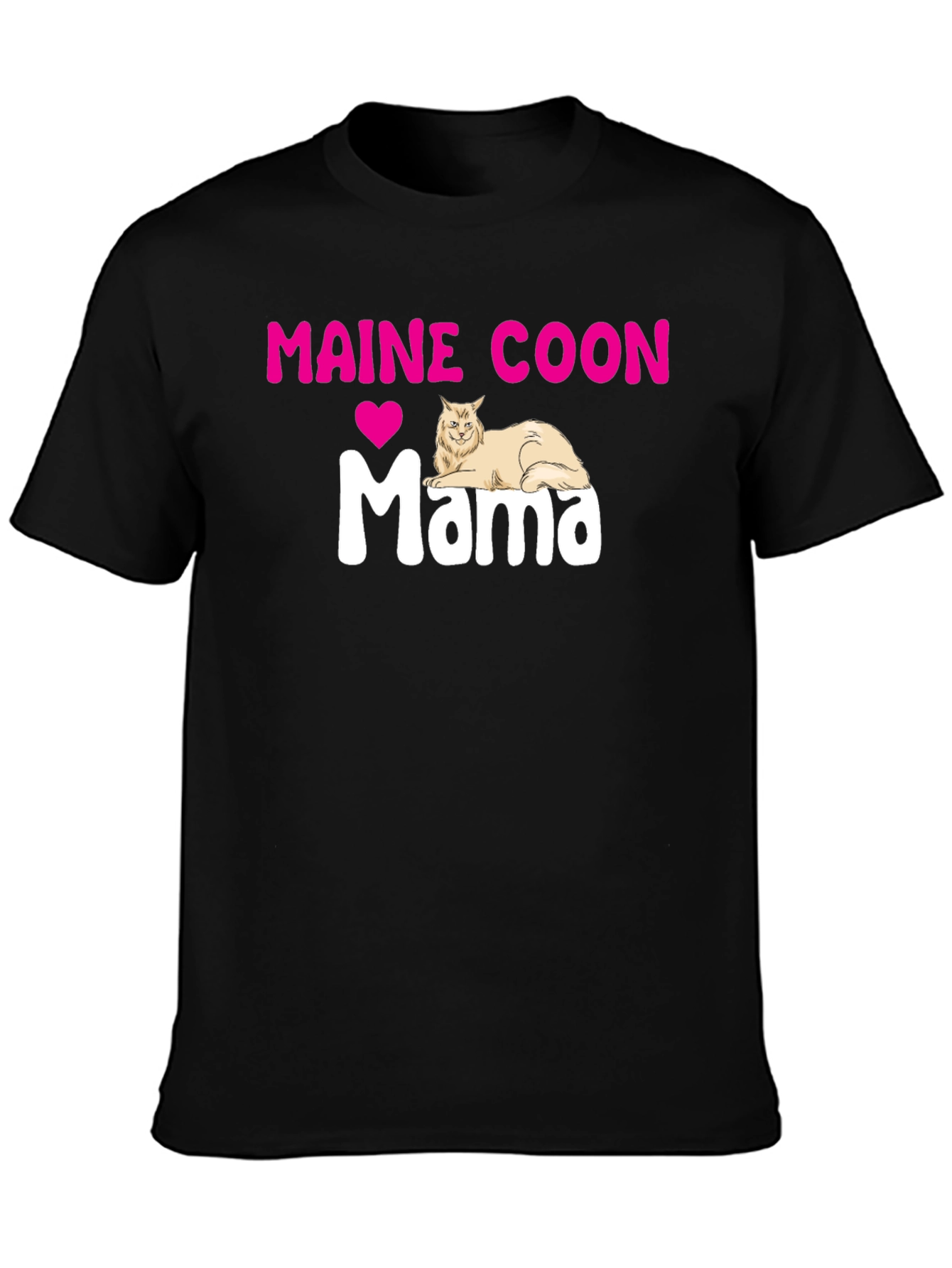 Maine Coon Mama T-Shirt - Cat Lover Tee
