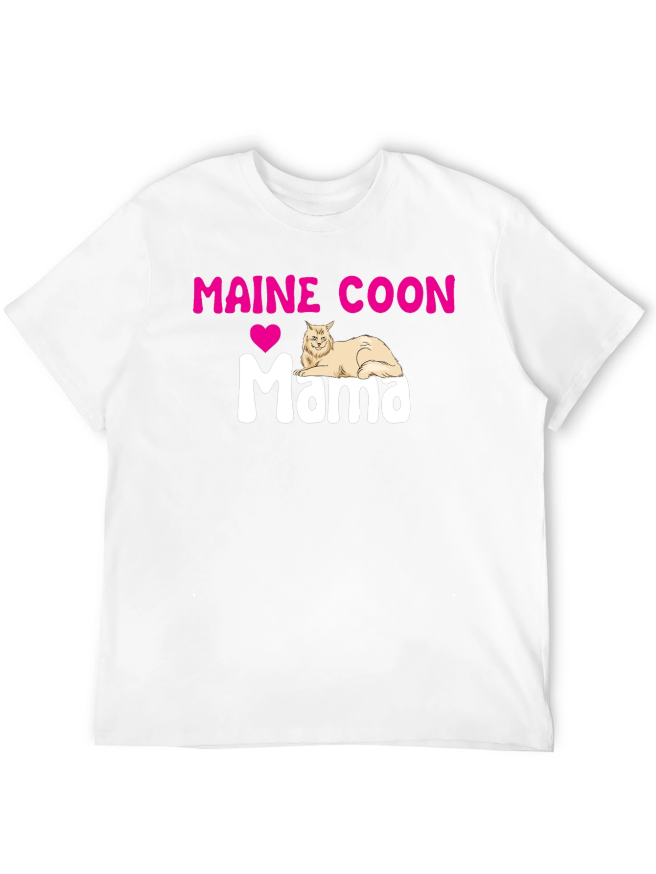 Maine Coon Mama T-Shirt - Cat Lover Tee