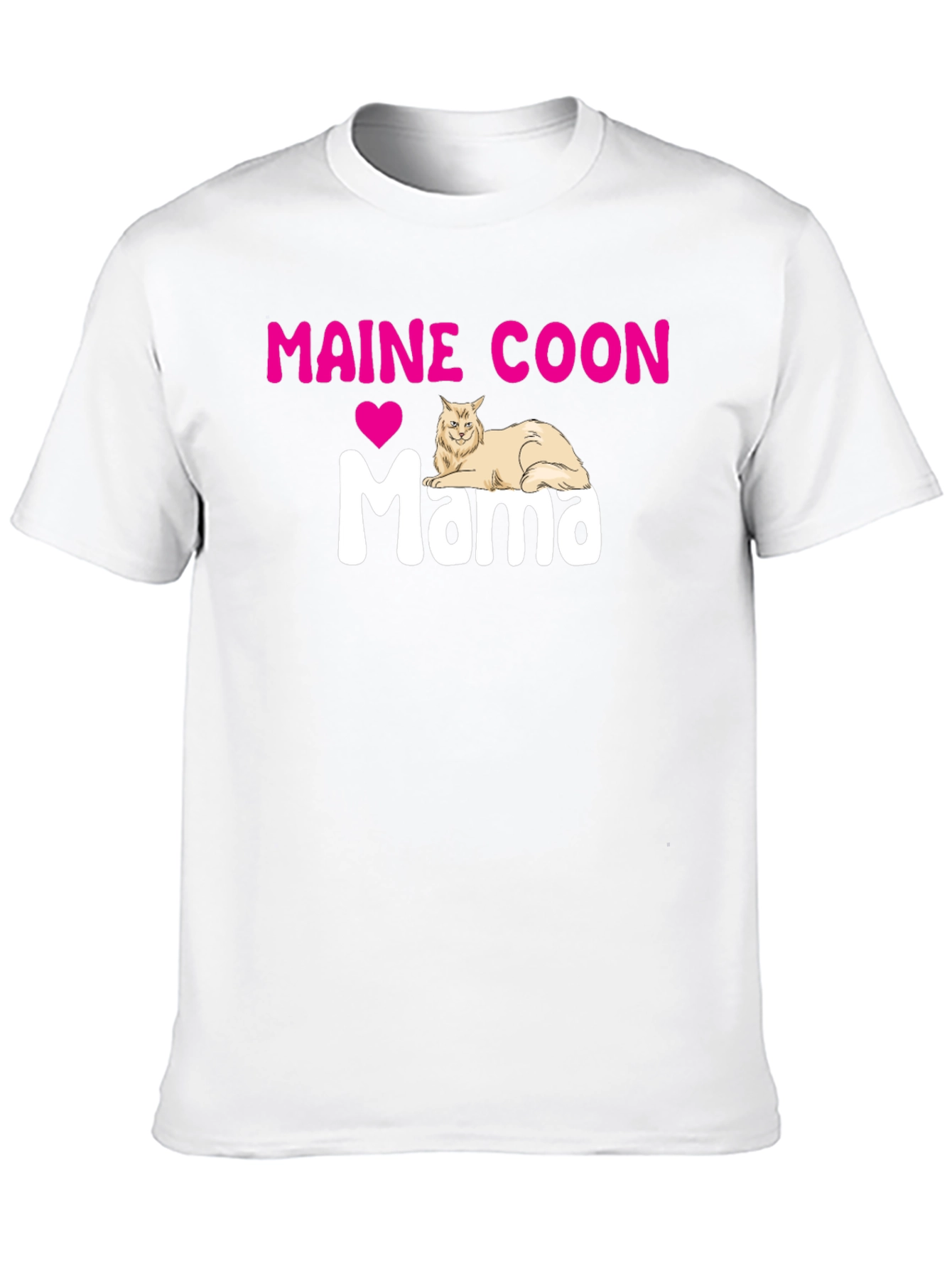 Maine Coon Mama T-Shirt - Cat Lover Tee