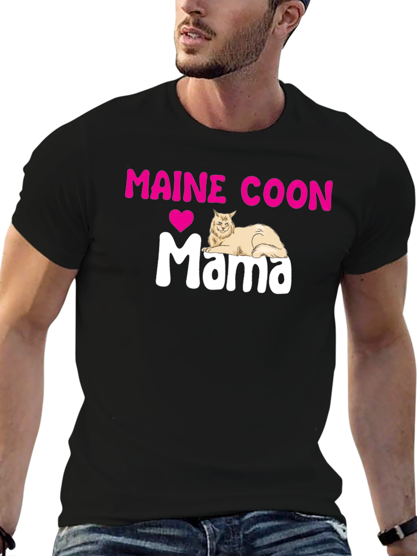 Maine Coon Mama T-Shirt - Cat Lover Tee