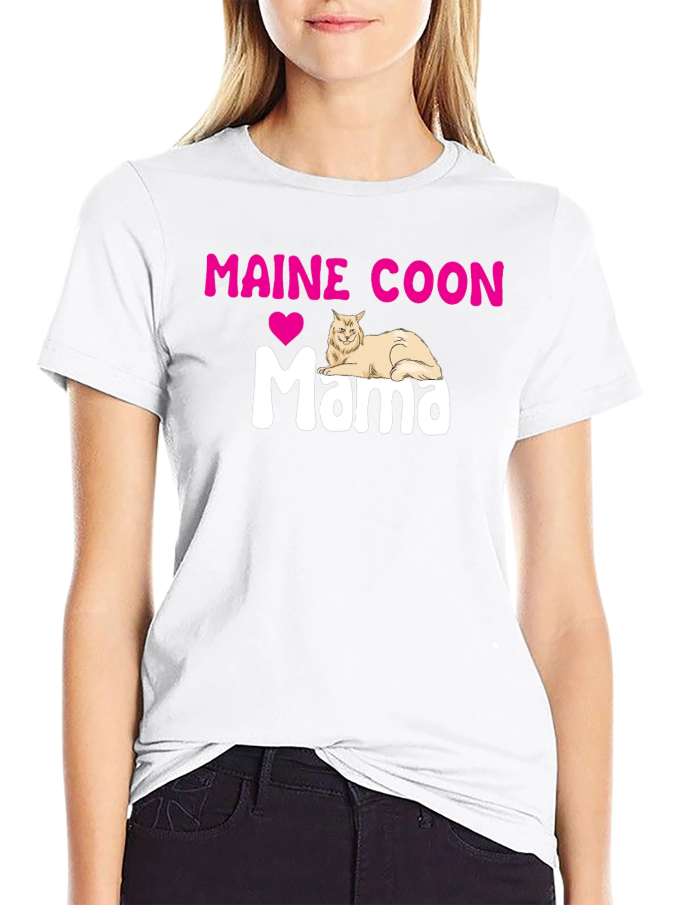 Maine Coon Mama T-Shirt - Cat Lover Tee