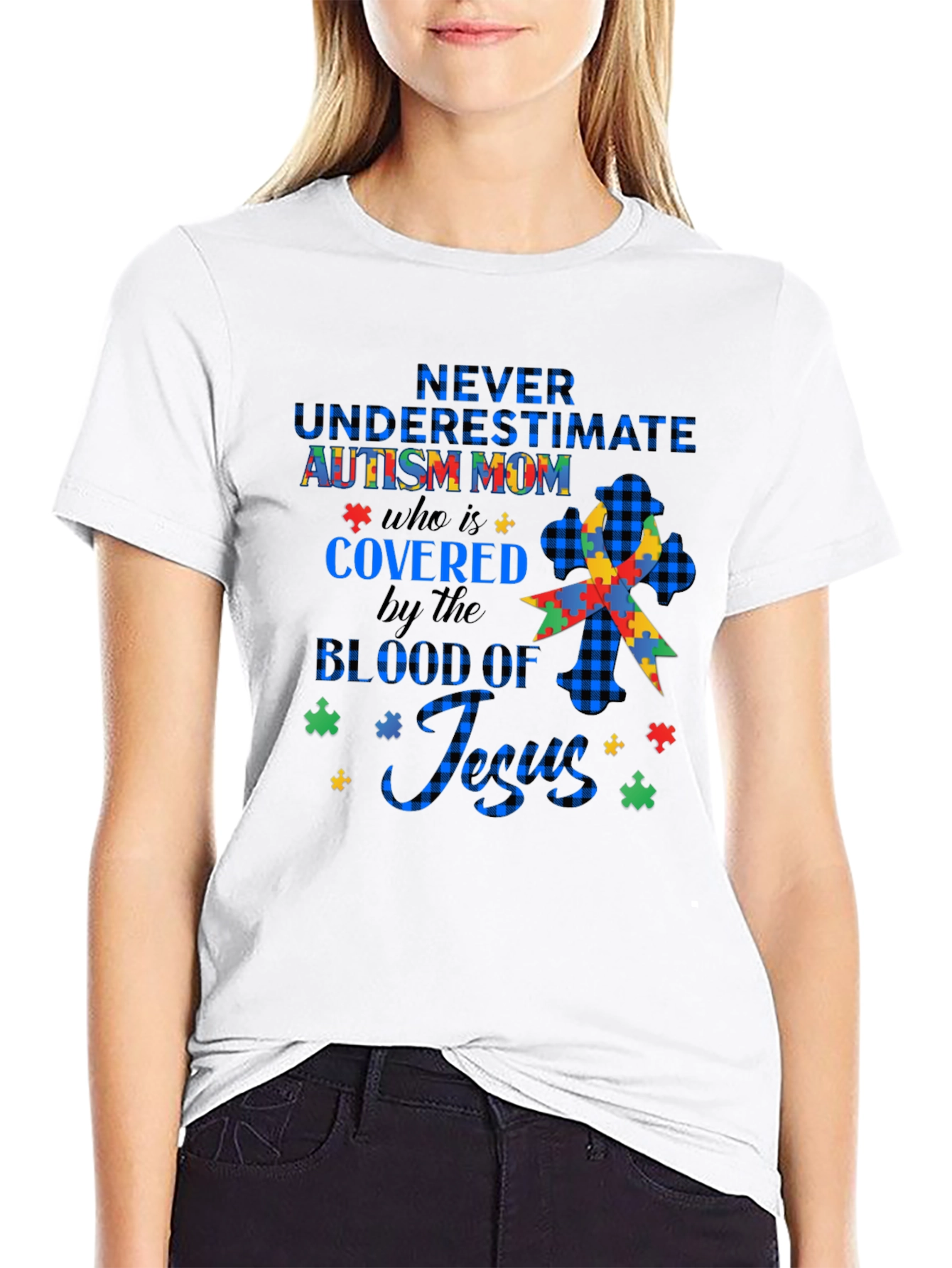 Autism Mom Never Underestimate T-Shirt