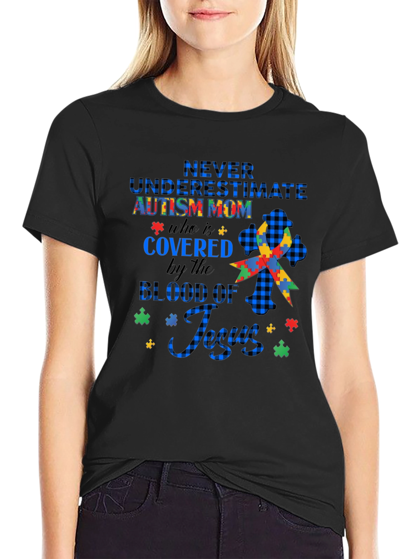 Autism Mom Never Underestimate T-Shirt
