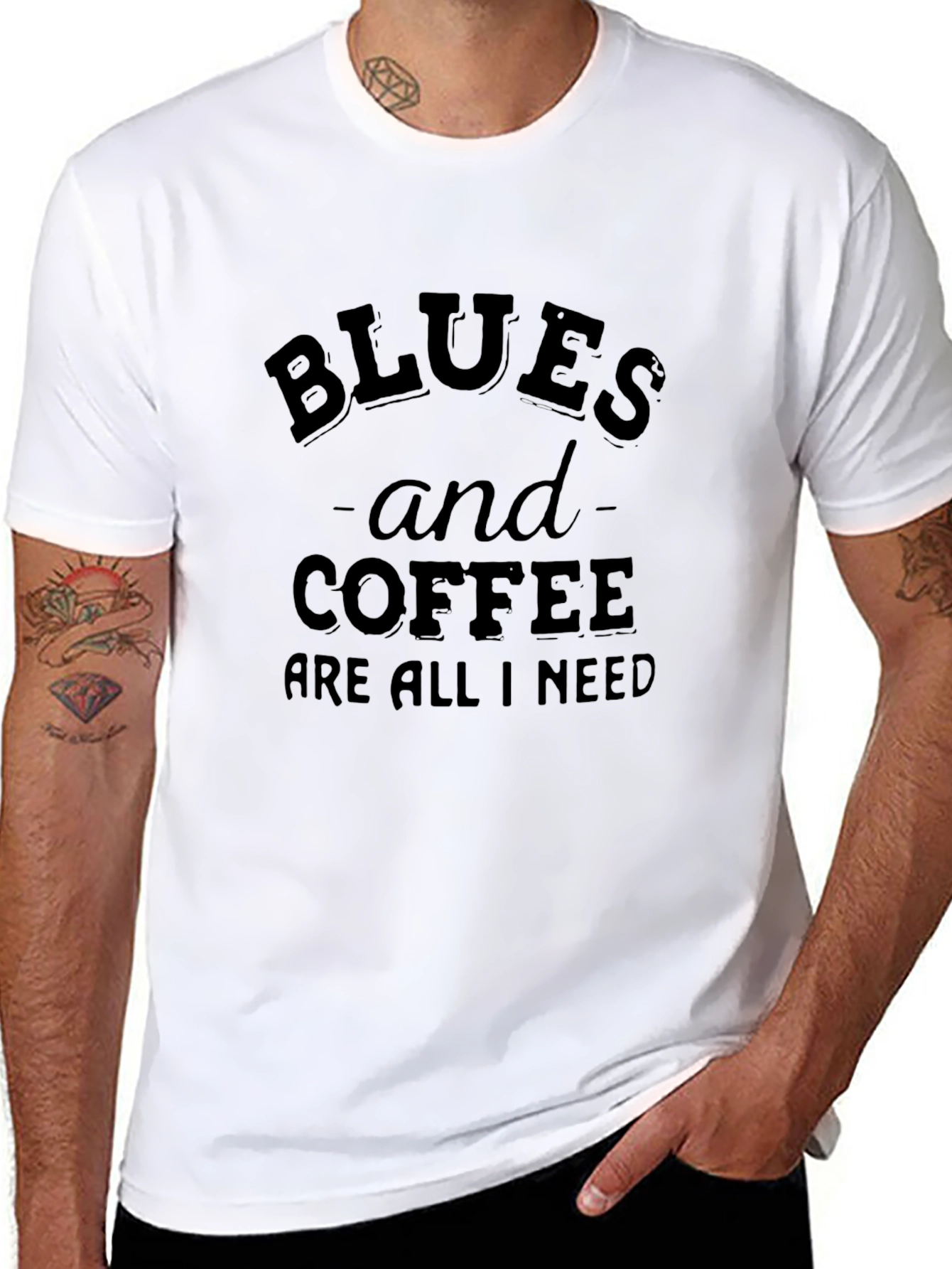 Blues & Coffee Graphic Tee