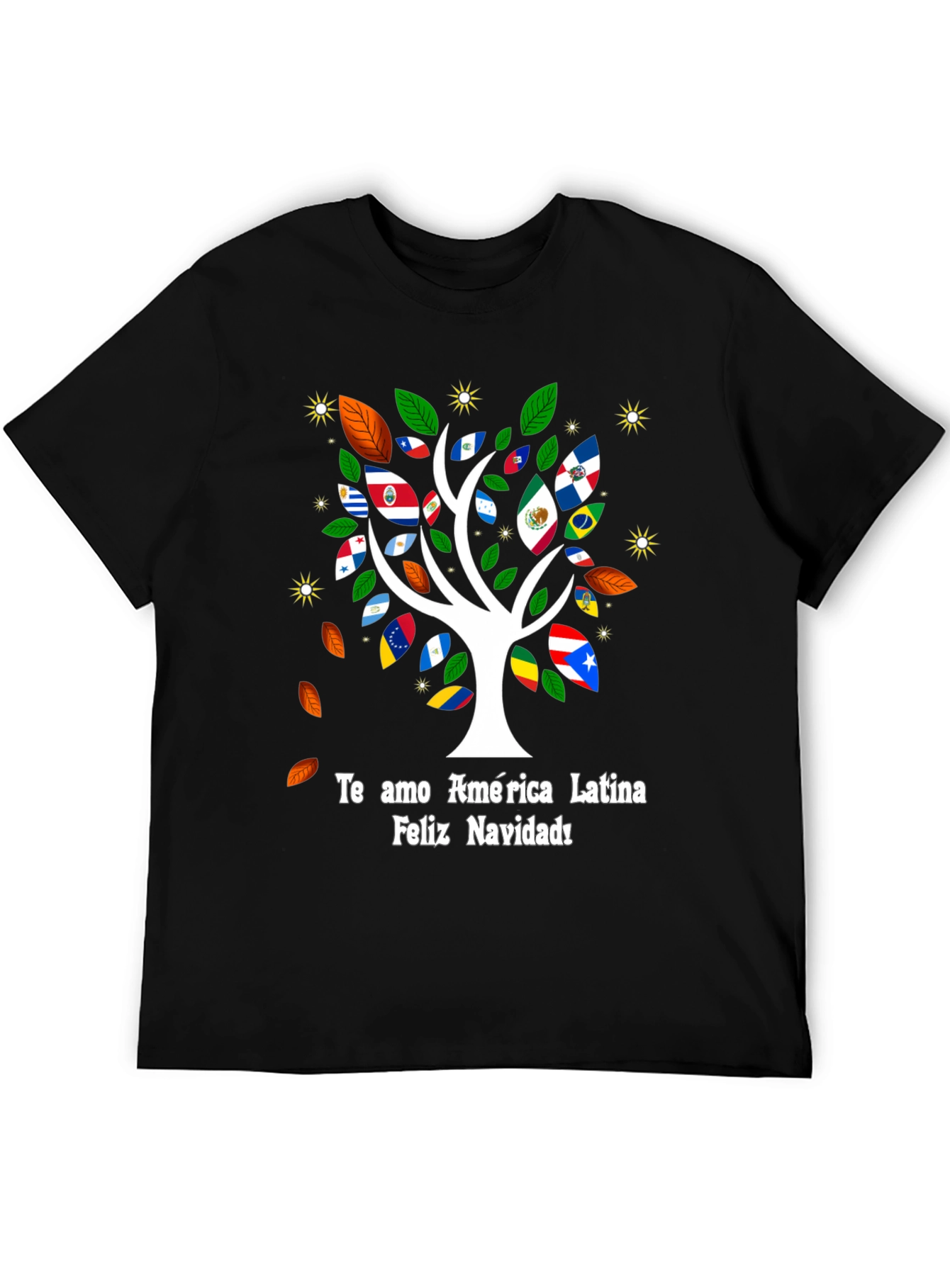Latin America Christmas Tree T-Shirt