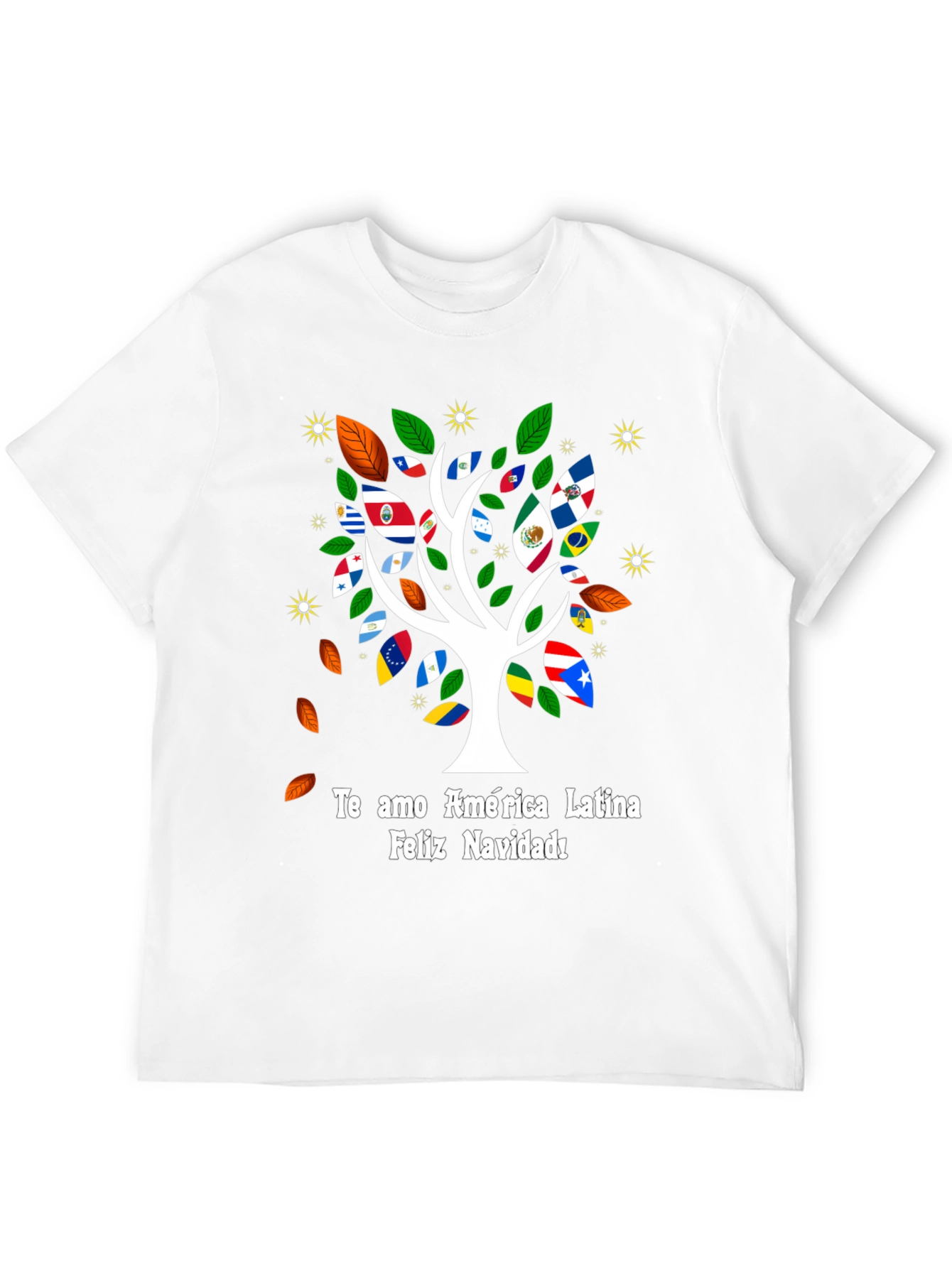Latin America Christmas Tree T-Shirt