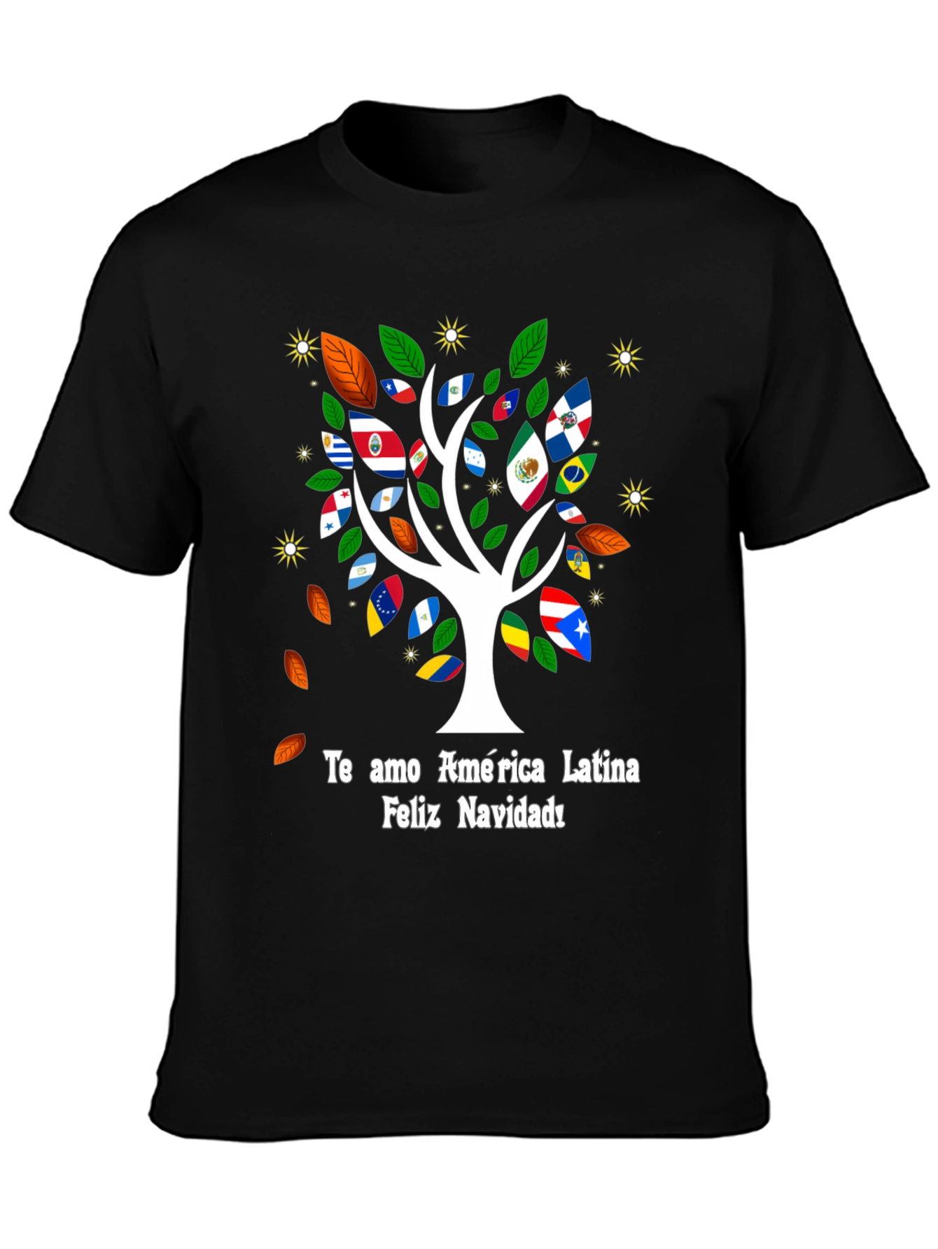 Latin America Christmas Tree T-Shirt