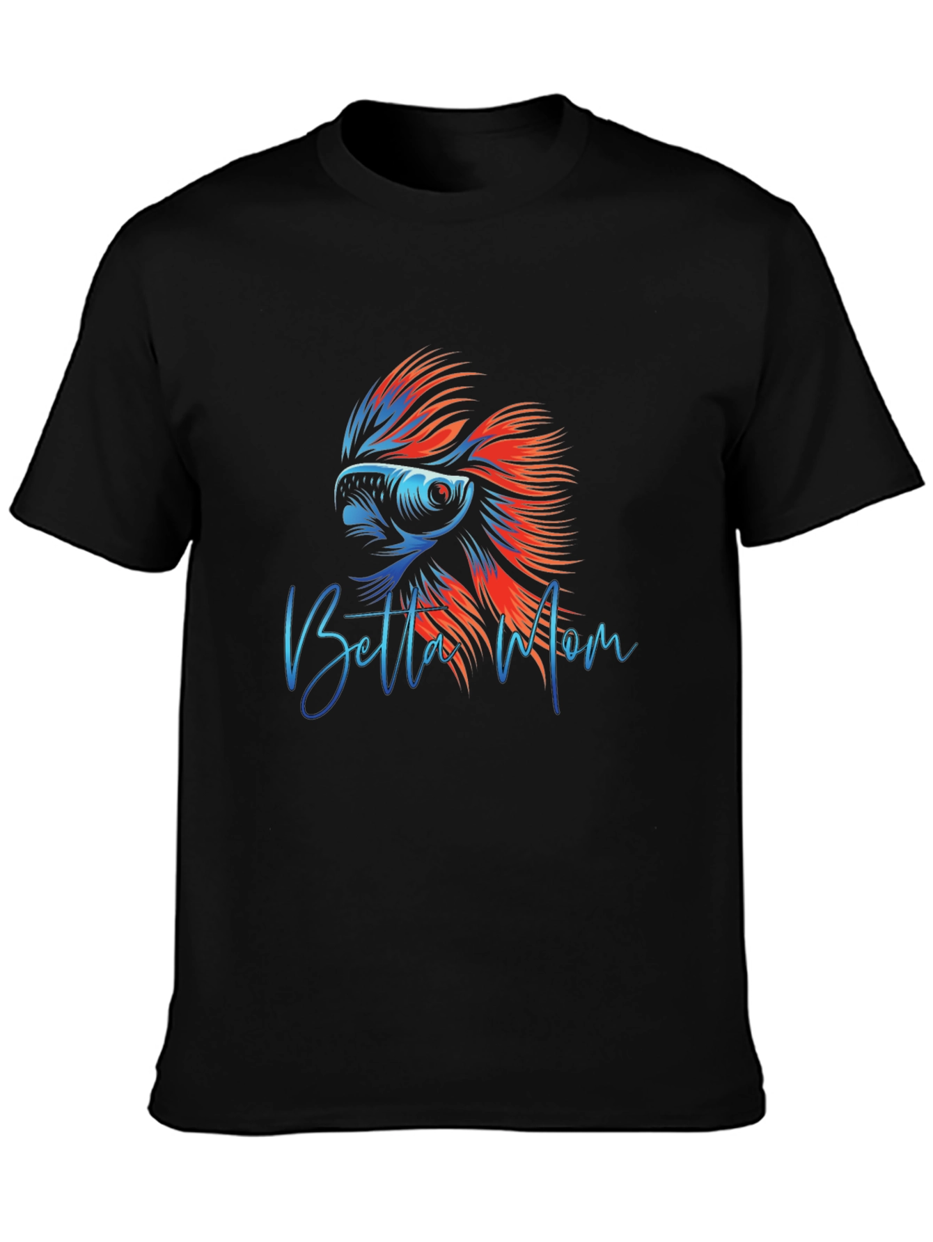 Betta Mom Graphic T-Shirt - Fish Lover Apparel