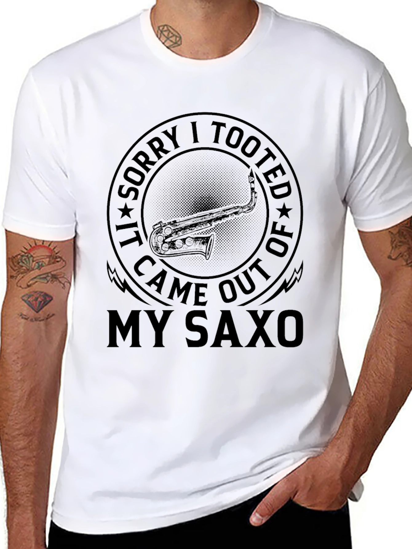 Saxophone T-Shirt - Funny Music Tee