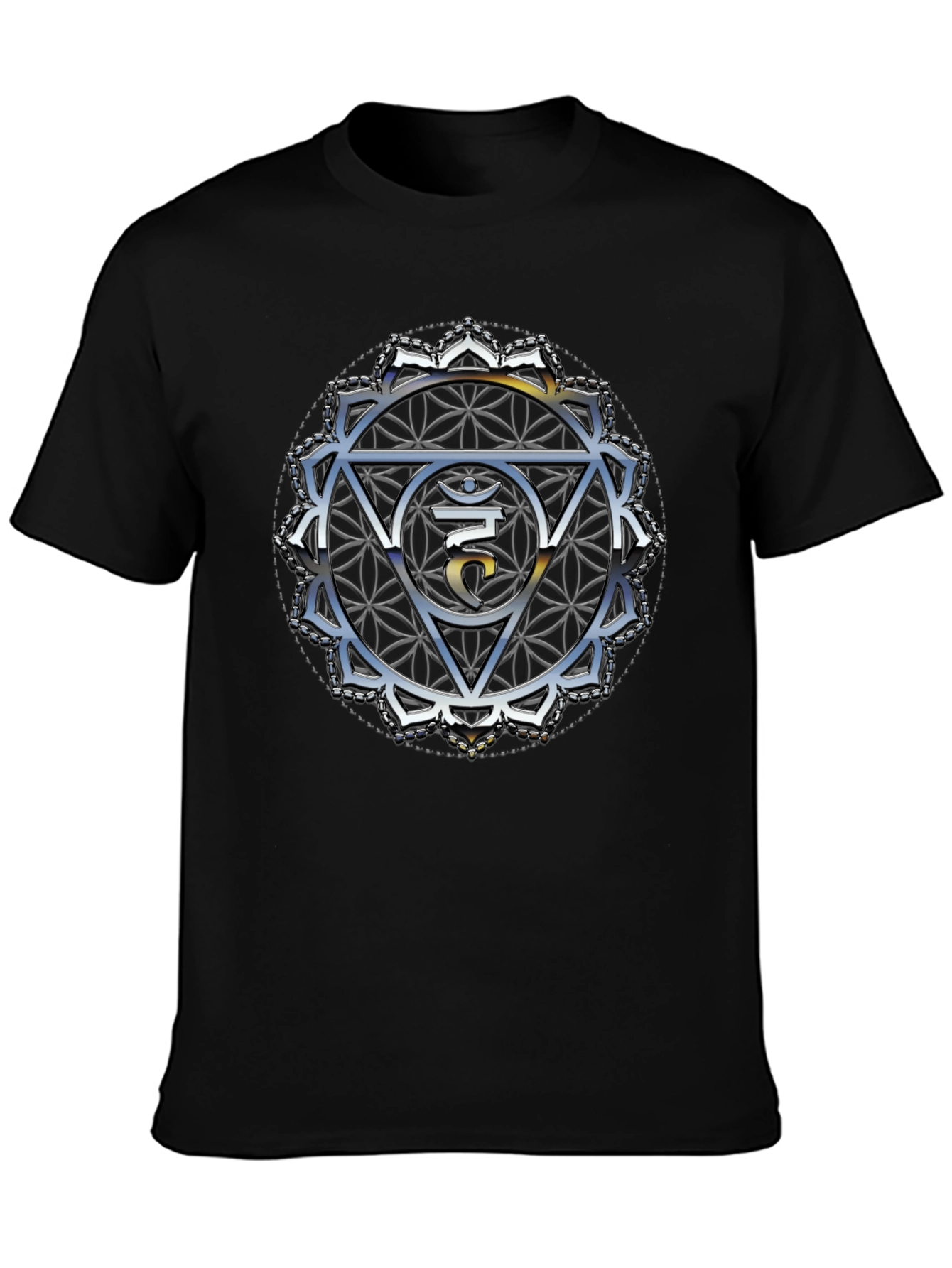 Throat Chakra T-Shirt - Stylish Spiritual Design