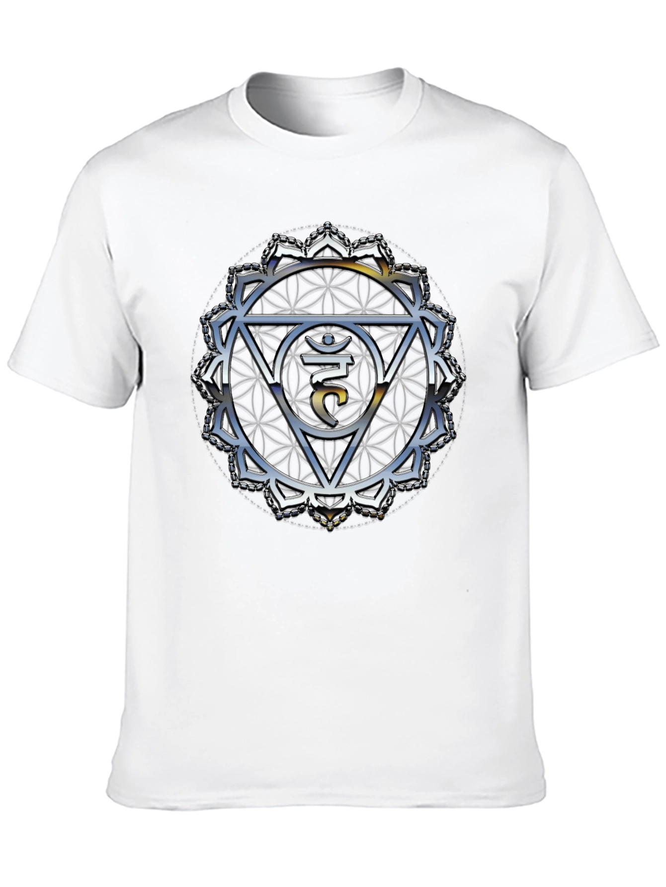 Throat Chakra T-Shirt - Stylish Spiritual Design