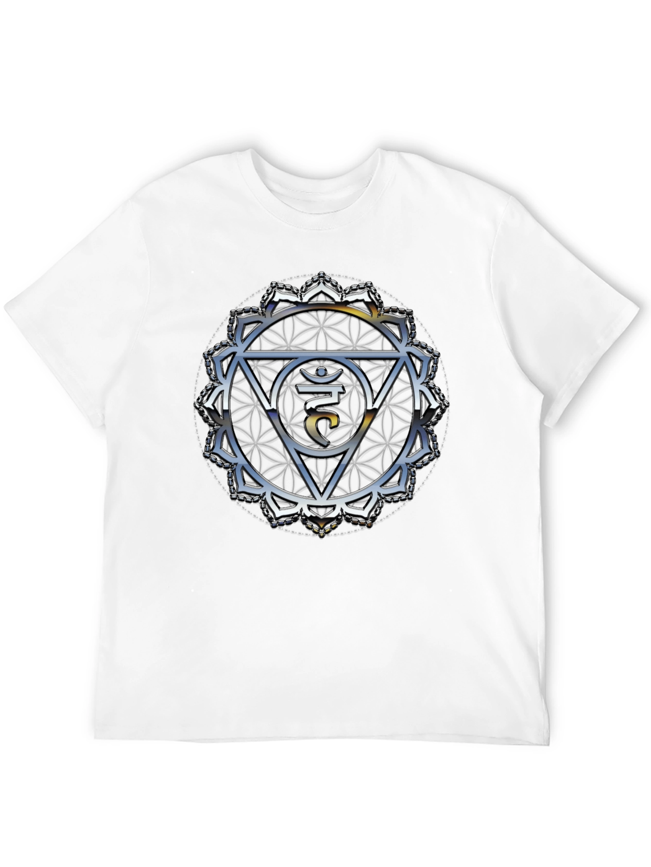 Throat Chakra T-Shirt - Stylish Spiritual Design