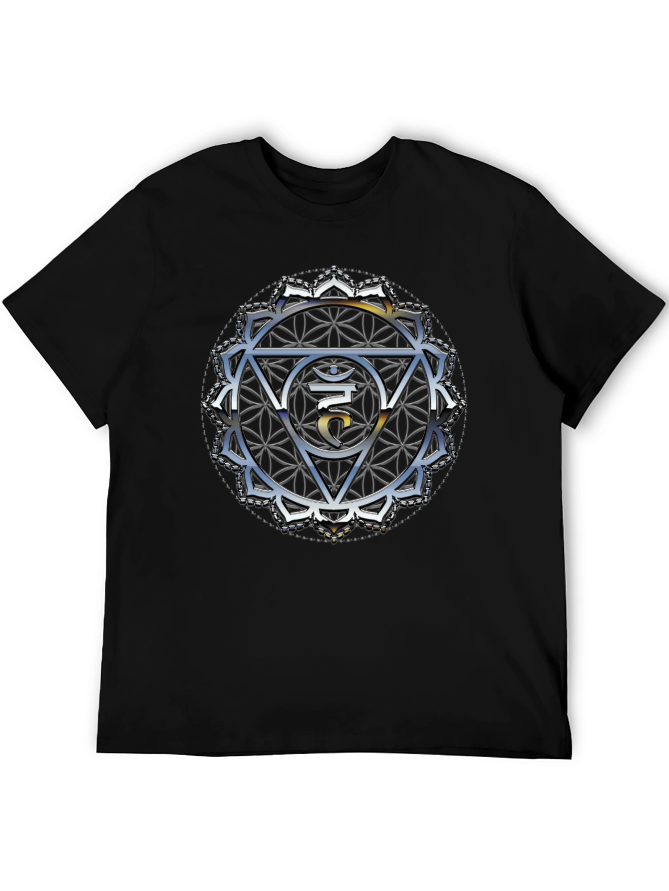 Throat Chakra T-Shirt - Stylish Spiritual Design