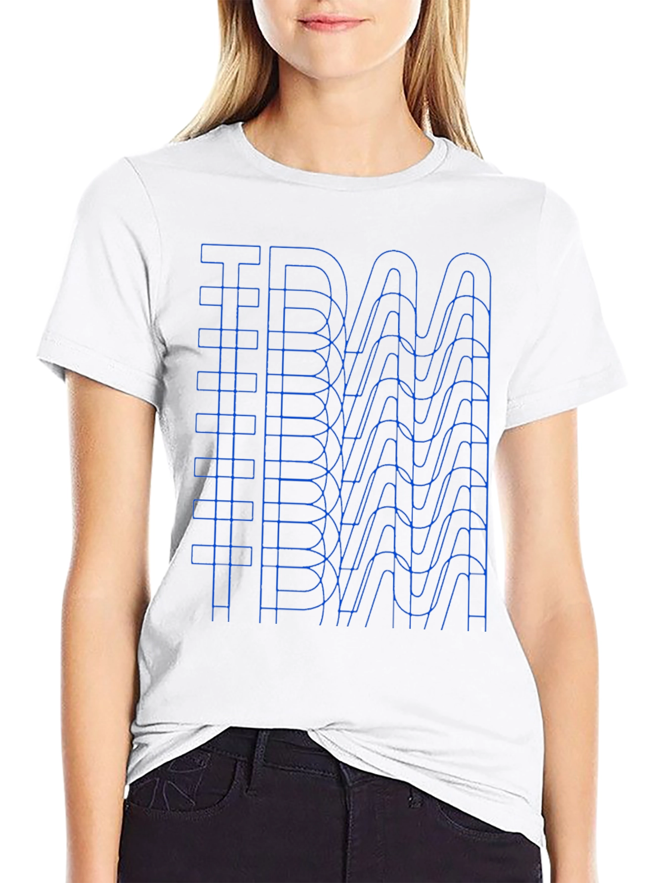 IBM Retro Wave Graphic T-Shirt - Classic Design