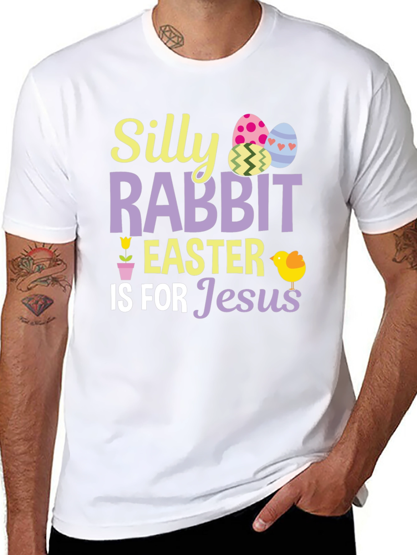 Silly Rabbit Easter is for Jesus T-Shirt