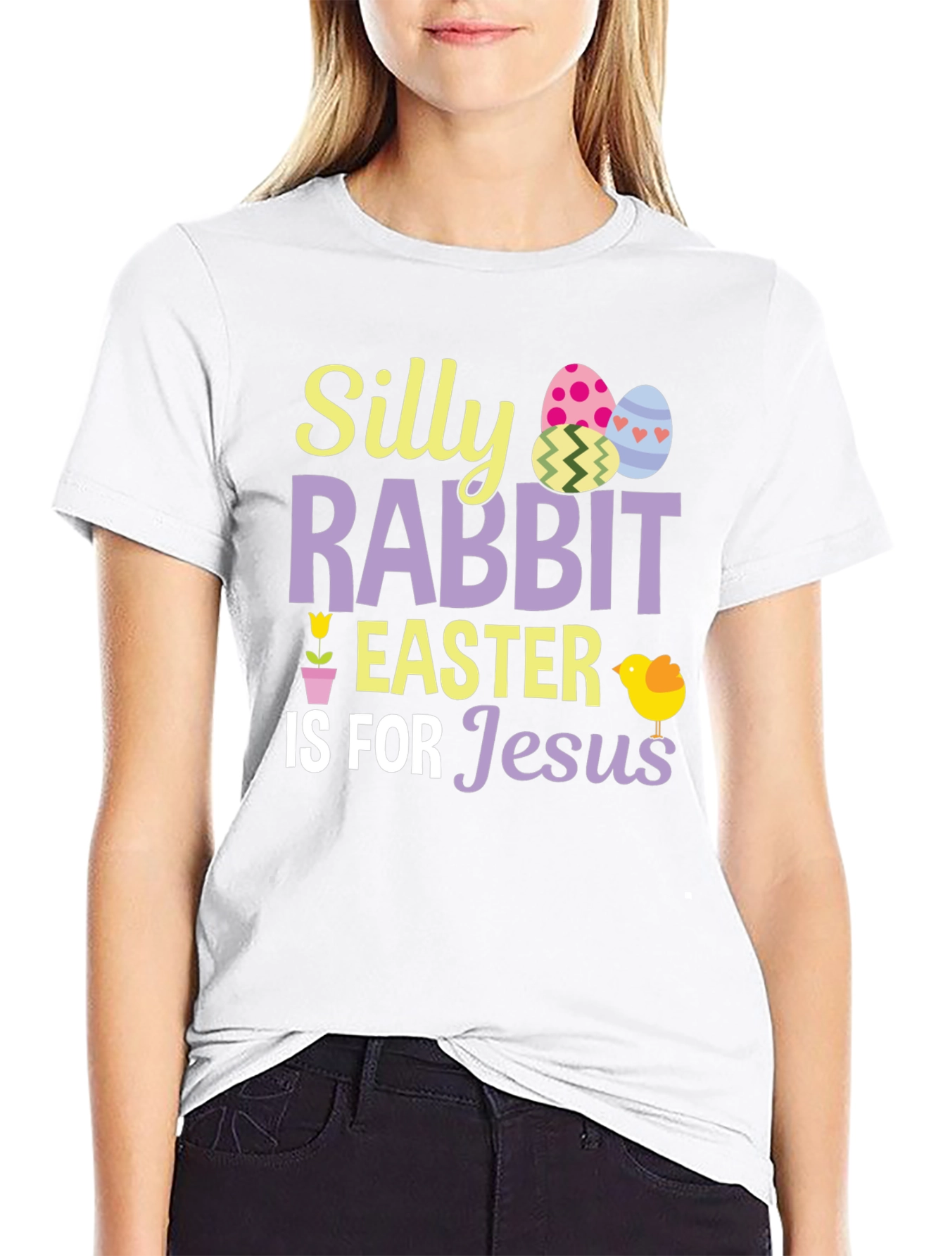 Silly Rabbit Easter is for Jesus T-Shirt