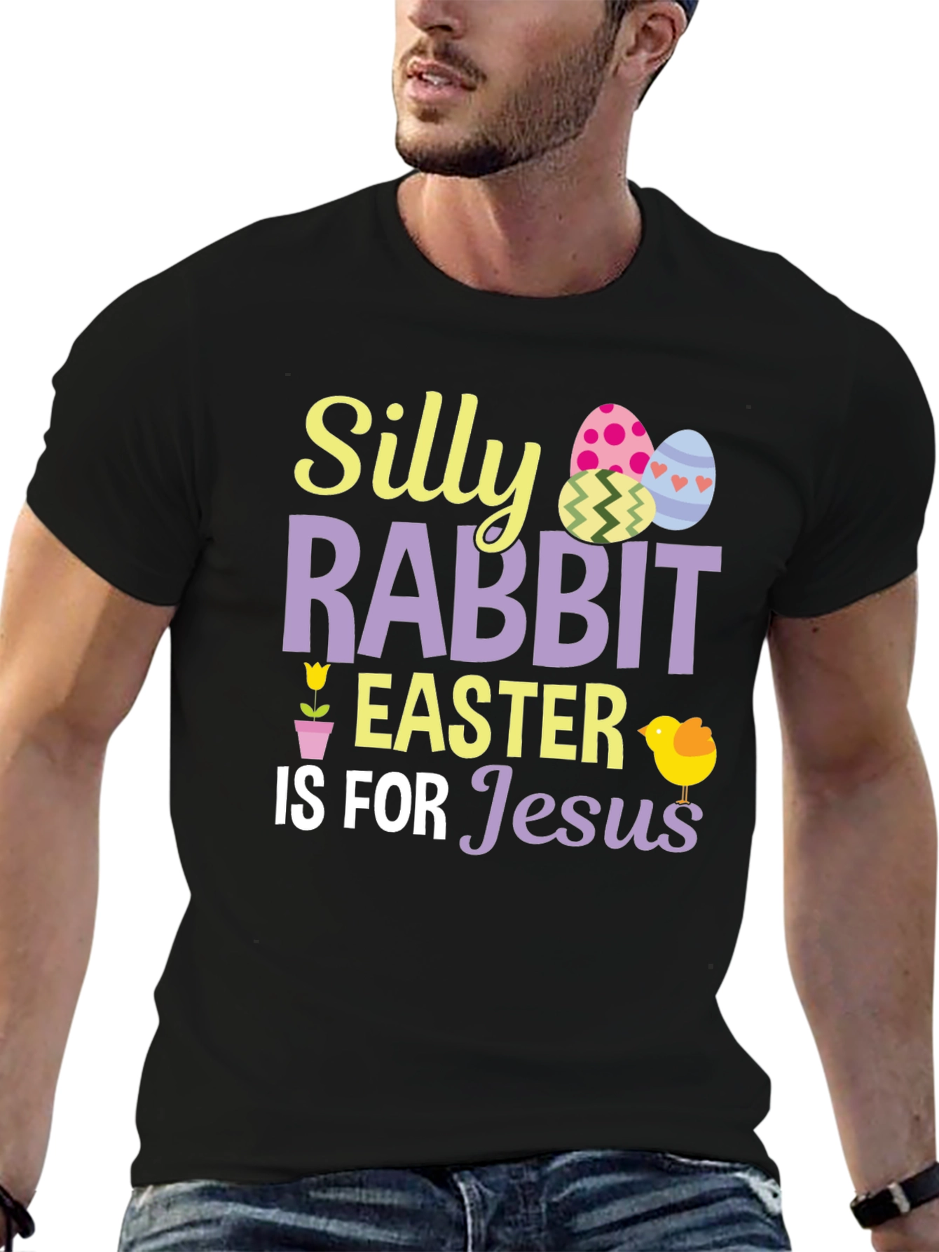 Silly Rabbit Easter is for Jesus T-Shirt