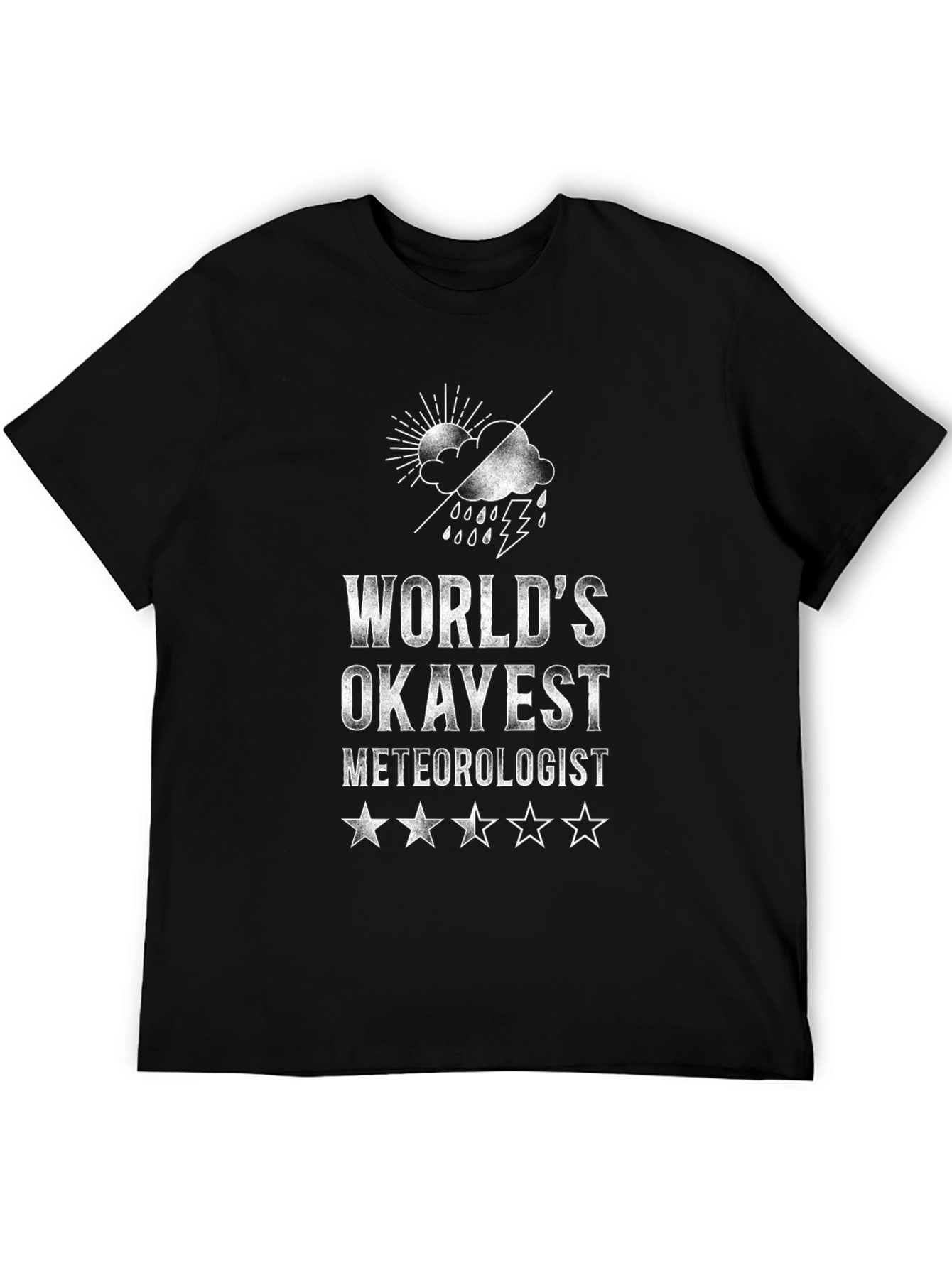 Worlds Okayest Meteorologist Funny Weather T-Shirt