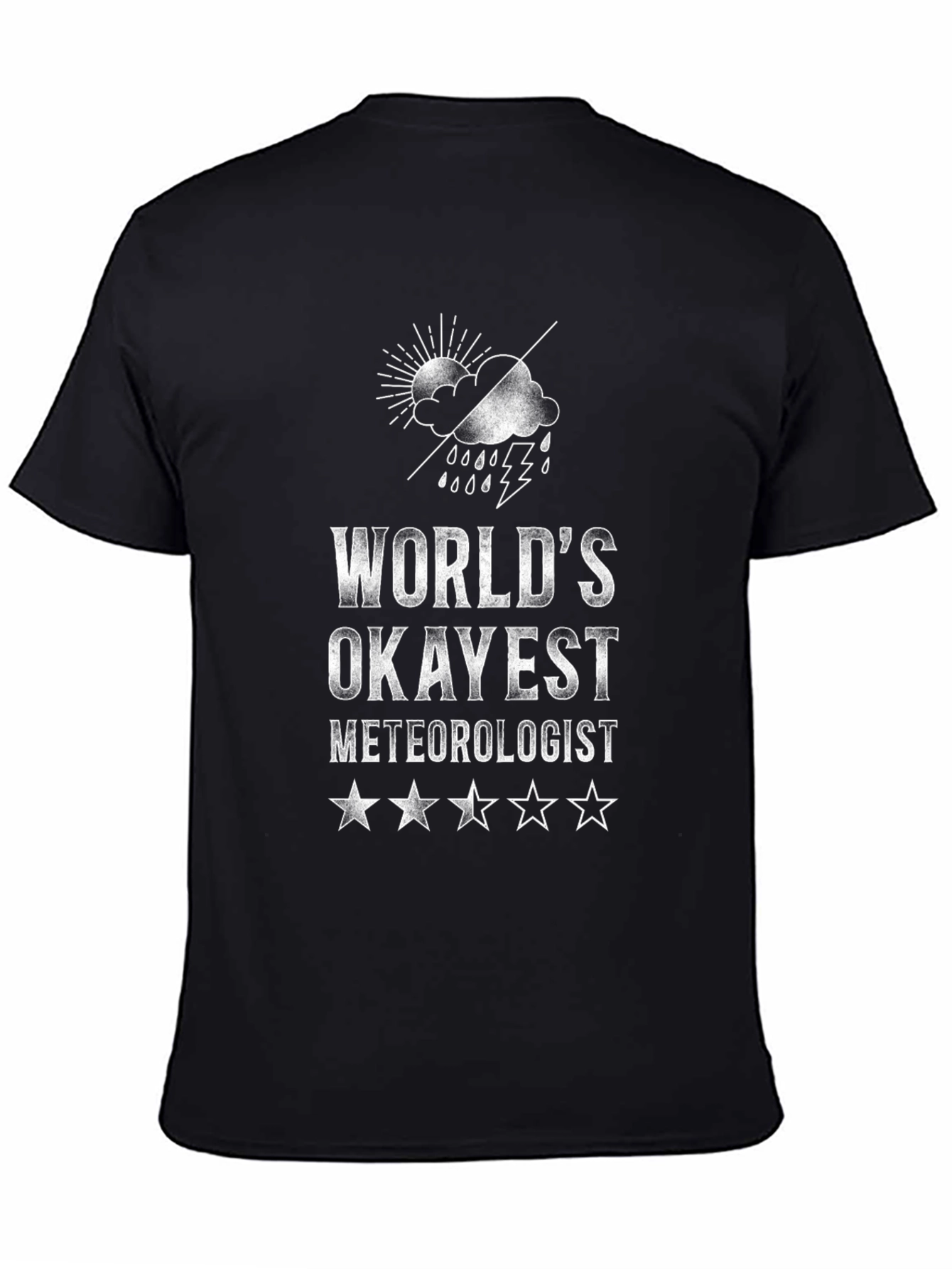 Worlds Okayest Meteorologist Funny Weather T-Shirt