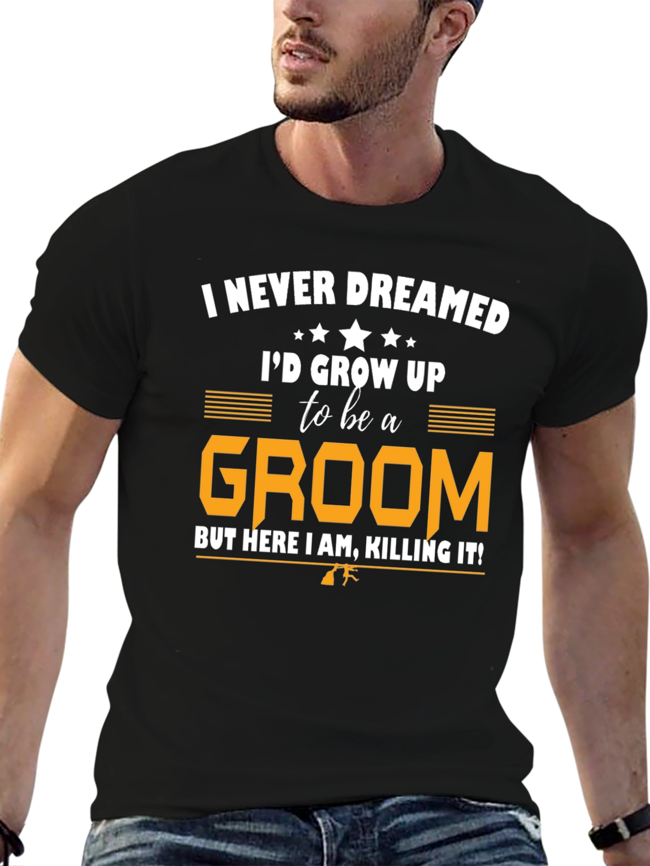 Funny Groom T-Shirt - Killing It!