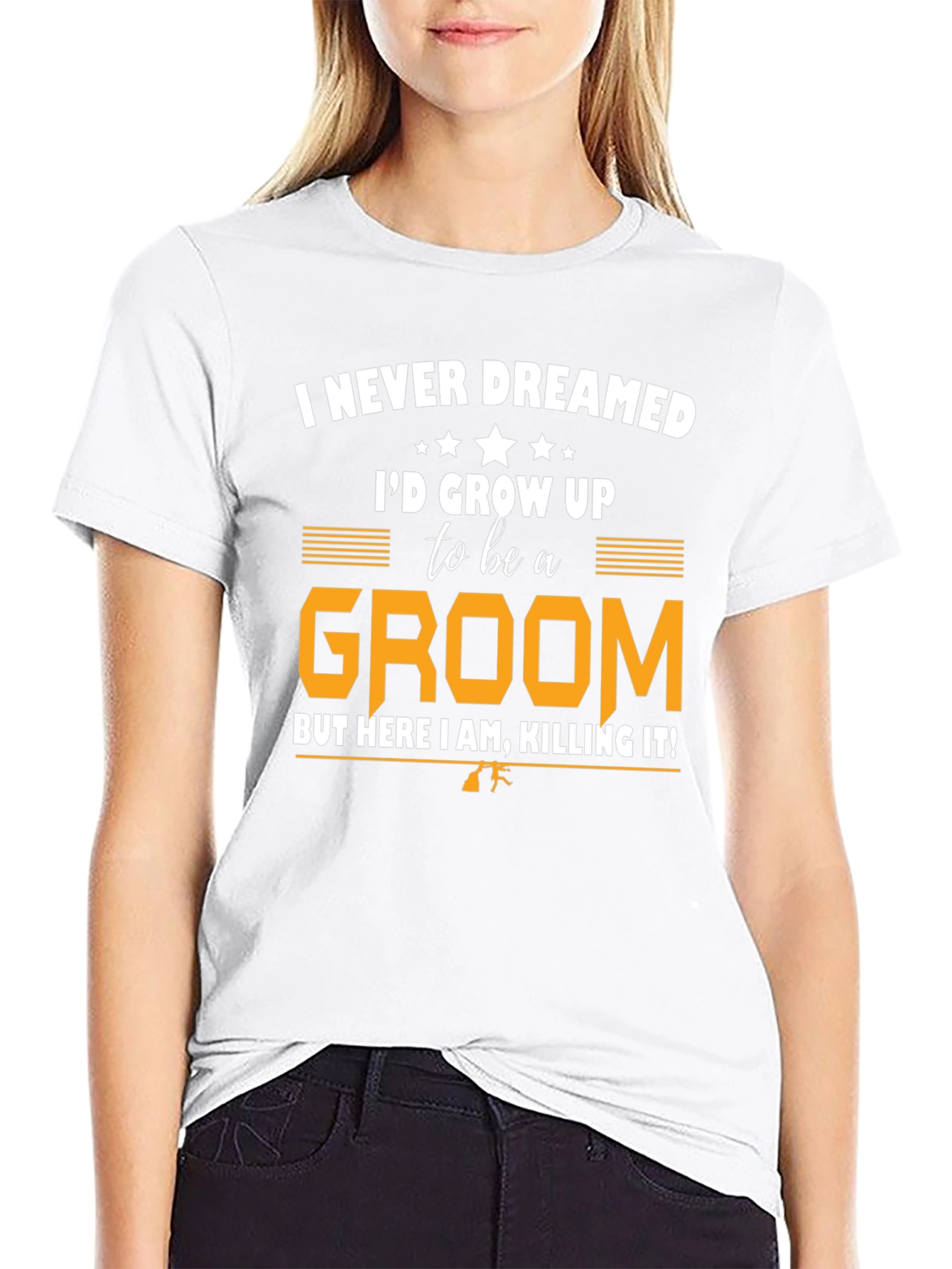 Funny Groom T-Shirt - Killing It!
