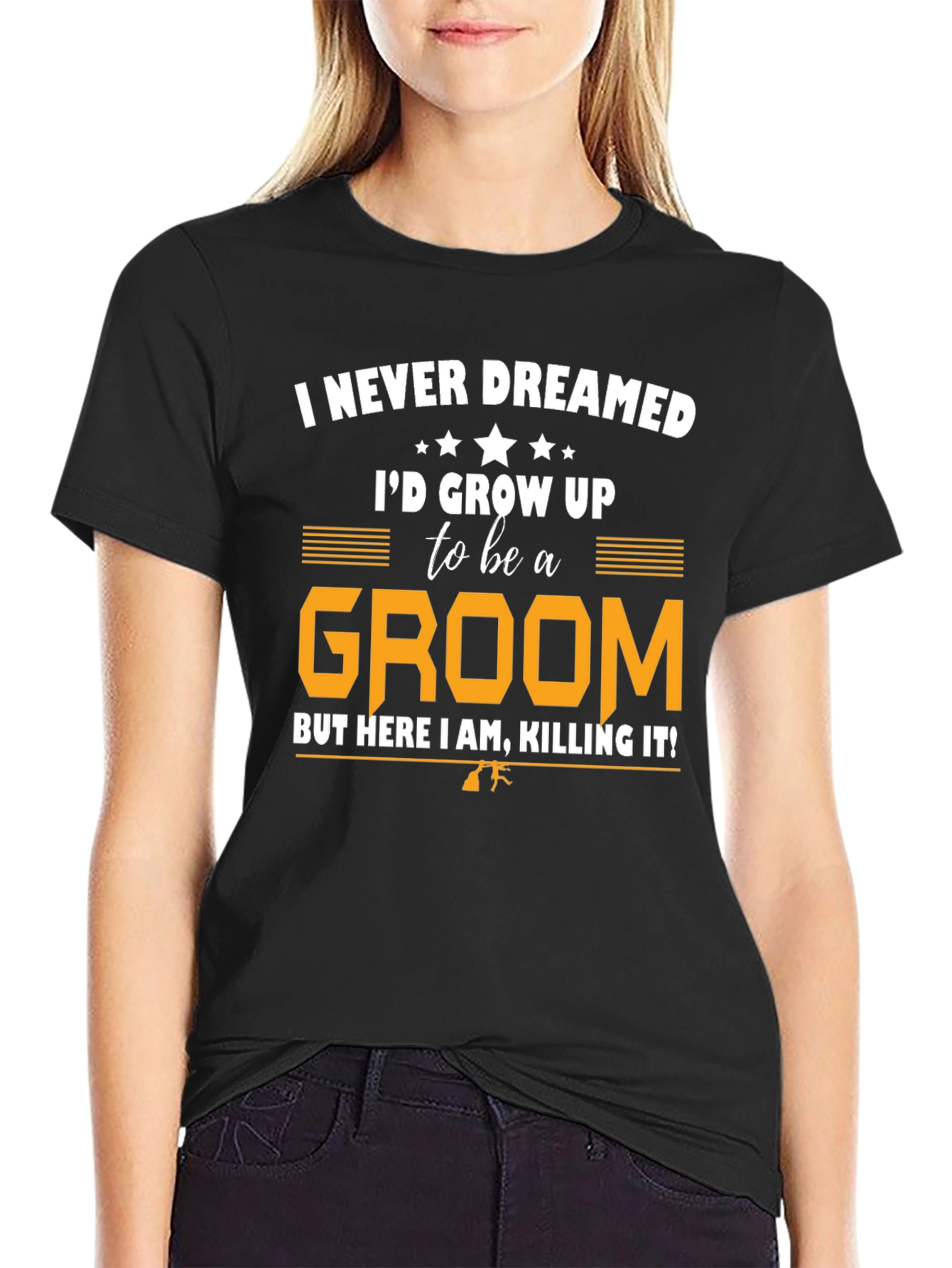 Funny Groom T-Shirt - Killing It!