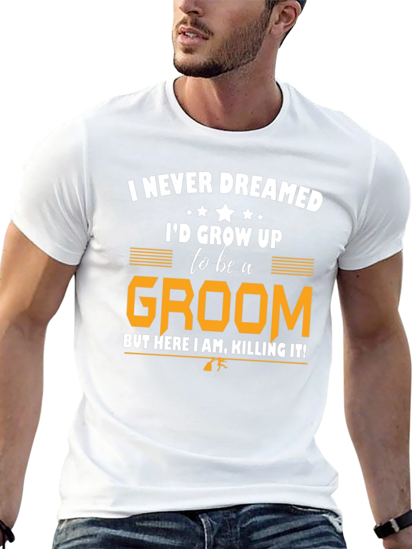 Funny Groom T-Shirt - Killing It!