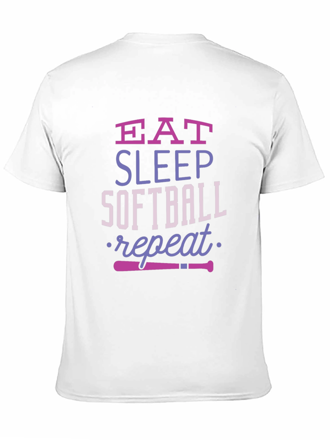 Eat Sleep Softball Repeat T-Shirt
