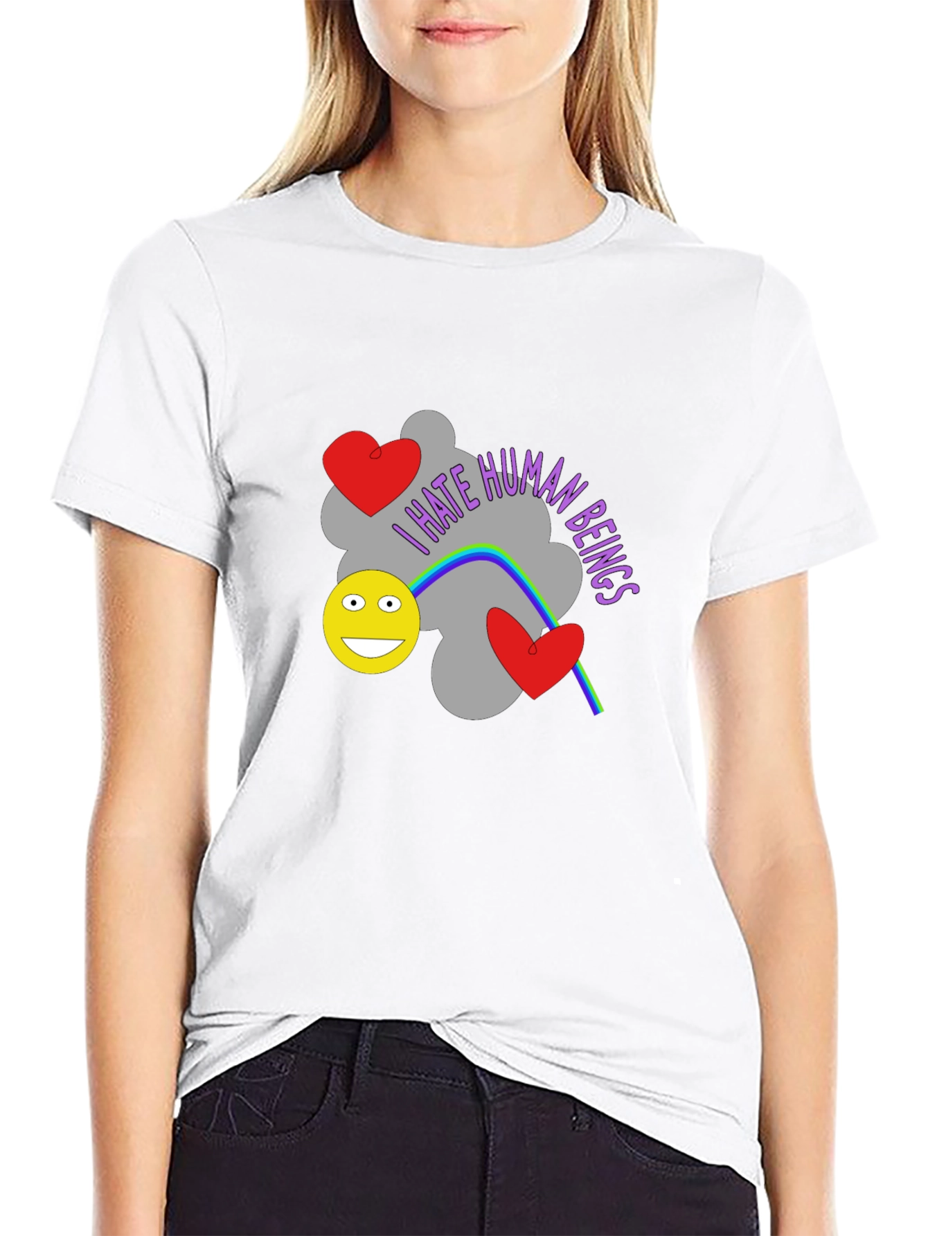 I Hate Human Beings Graphic T-Shirt