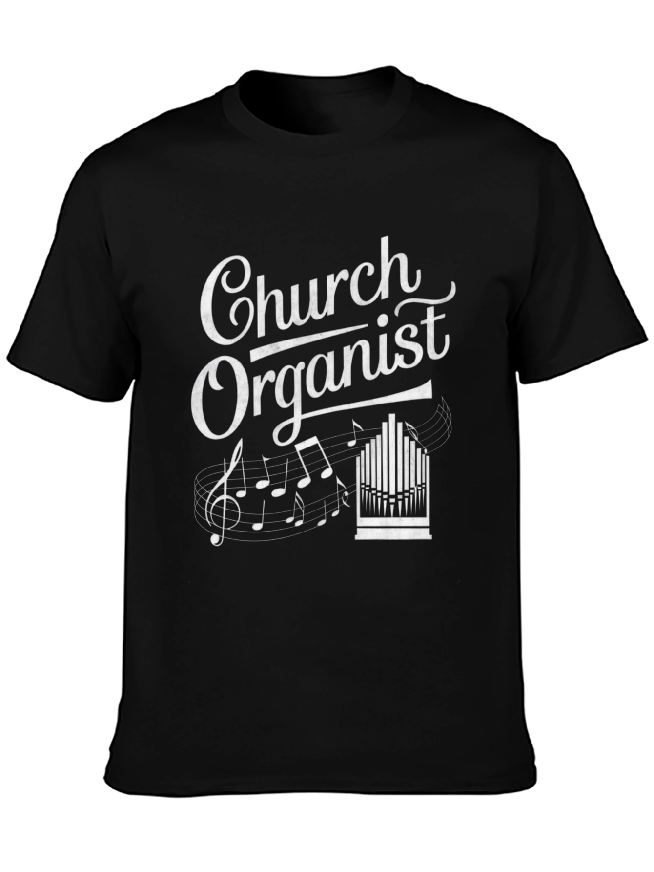 Church Organist T-Shirt - Music Lover Gift
