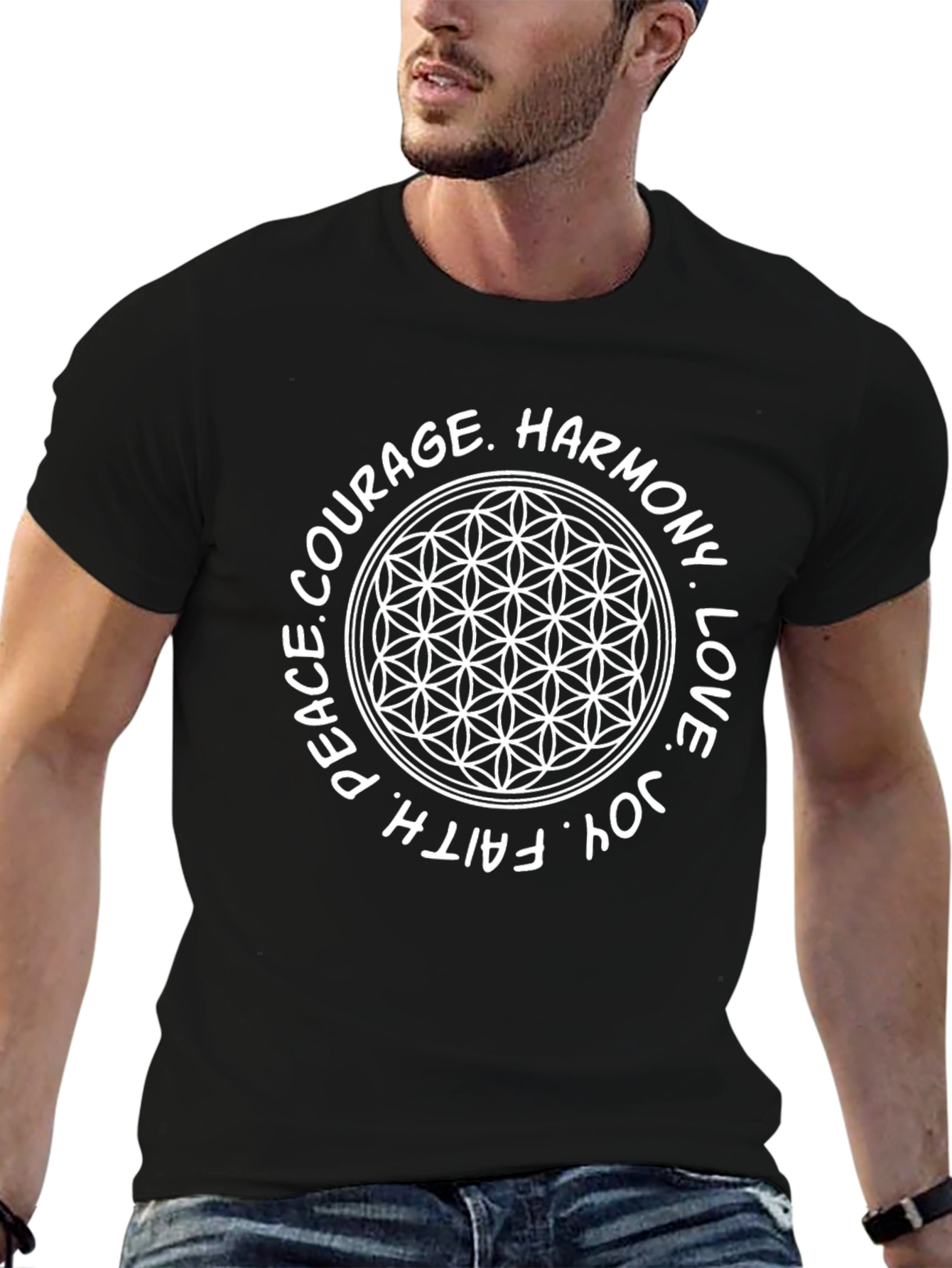 Flower of Life T-Shirt - Sacred Geometry Design