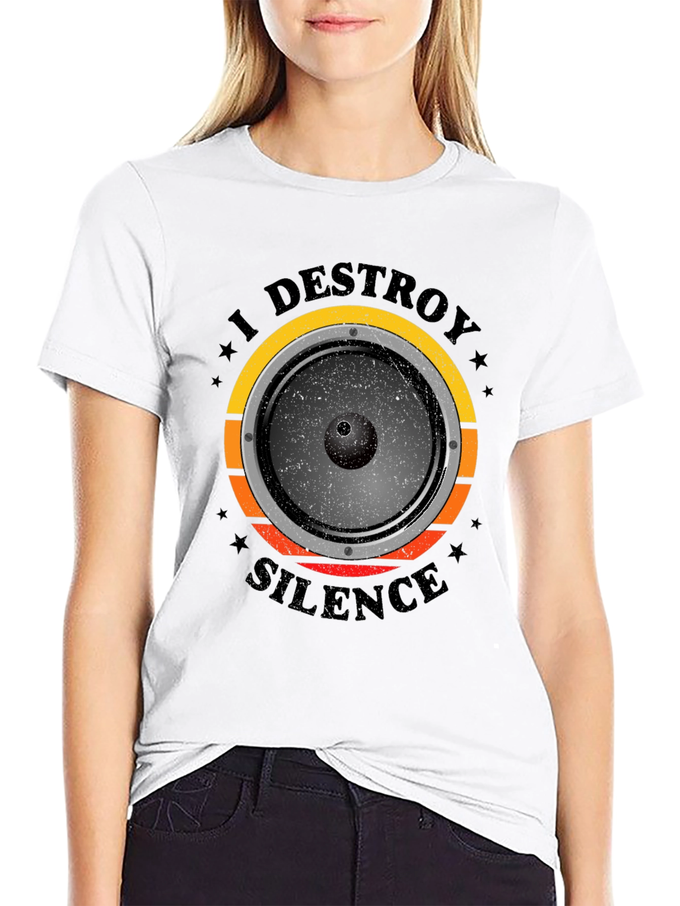 I Destroy Silence Graphic T-Shirt